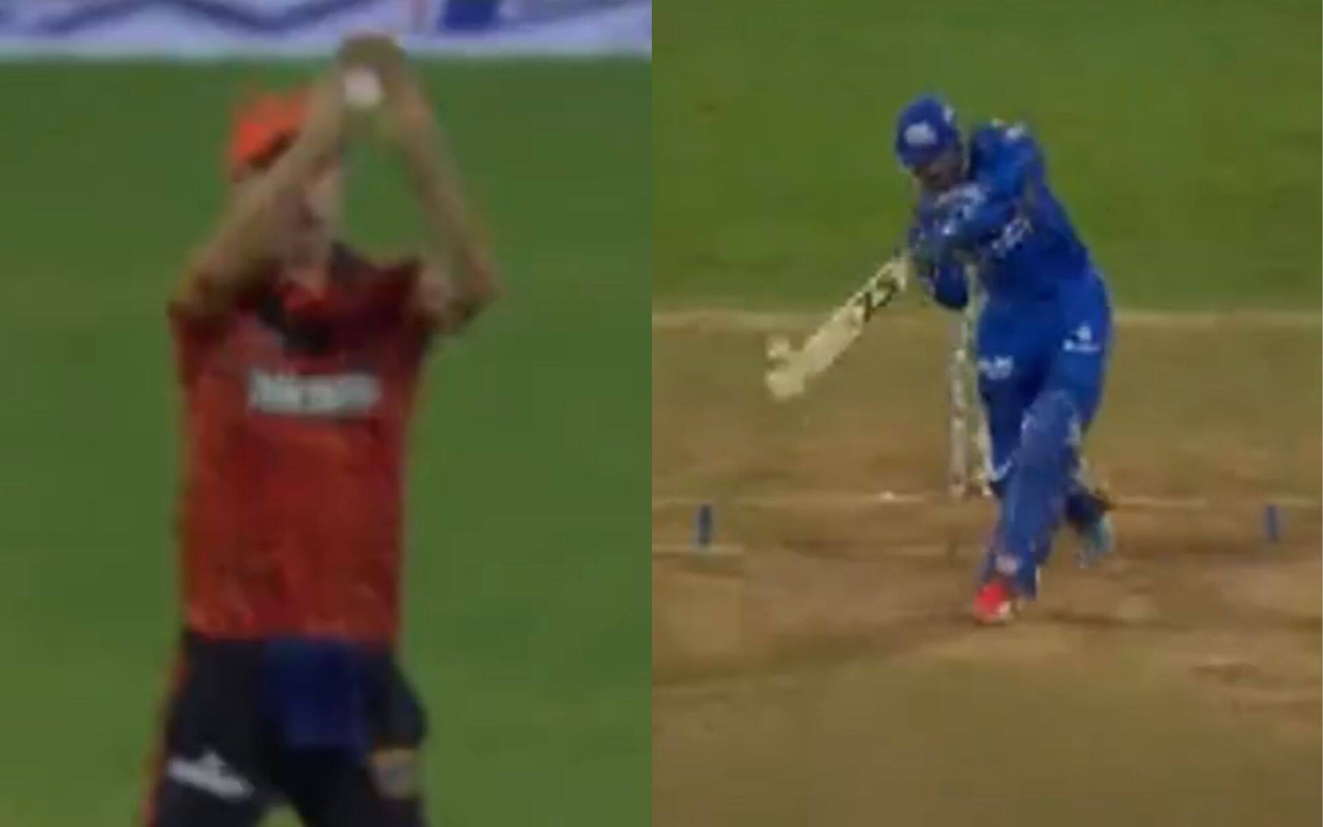 Naman Dhir's wicket vs SRH (X.com)