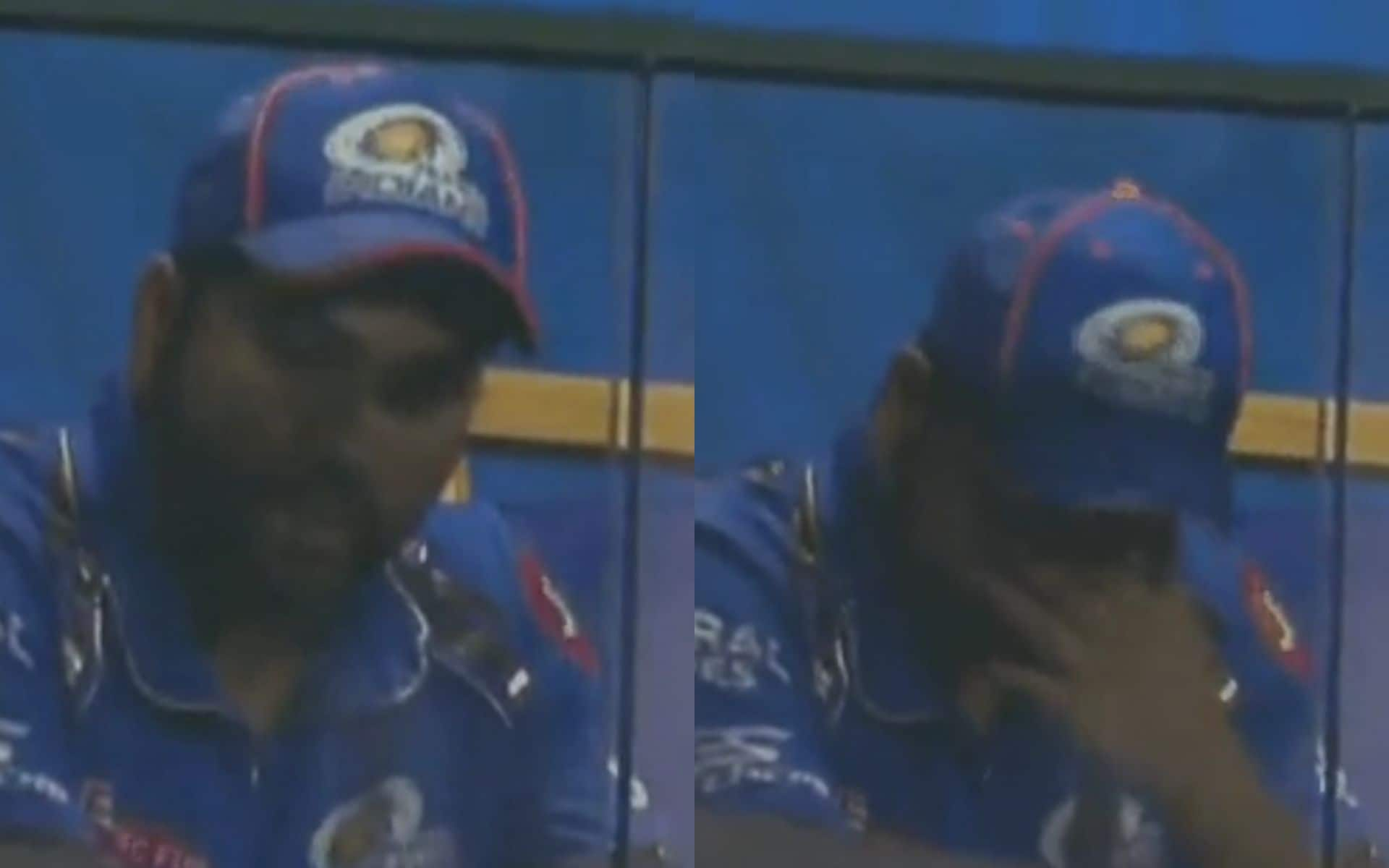 Rohit Sharma was seen crying in the dressing room (X.com)