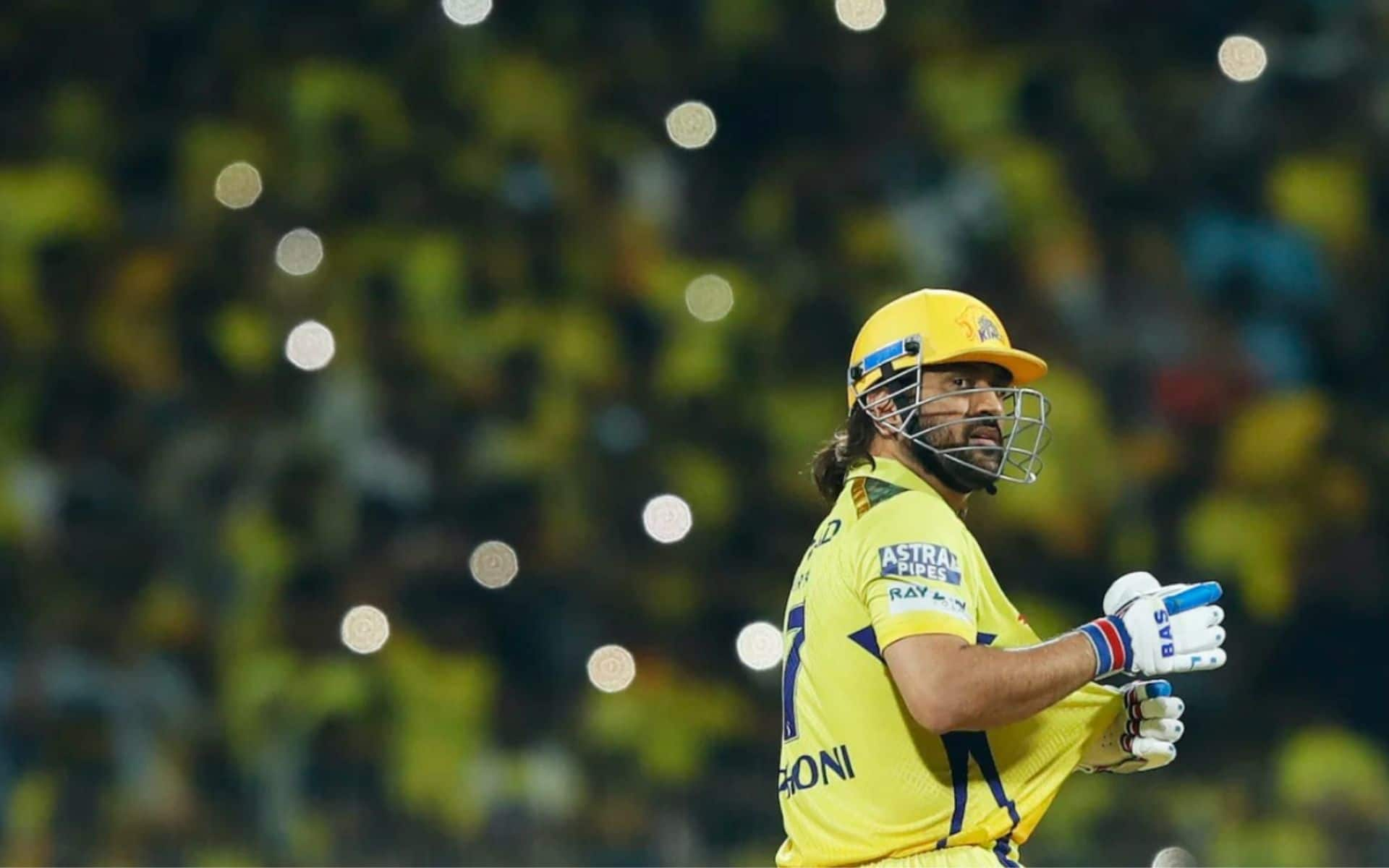 MS Dhoni in action for CSK during IPL 2024 (BCCI)