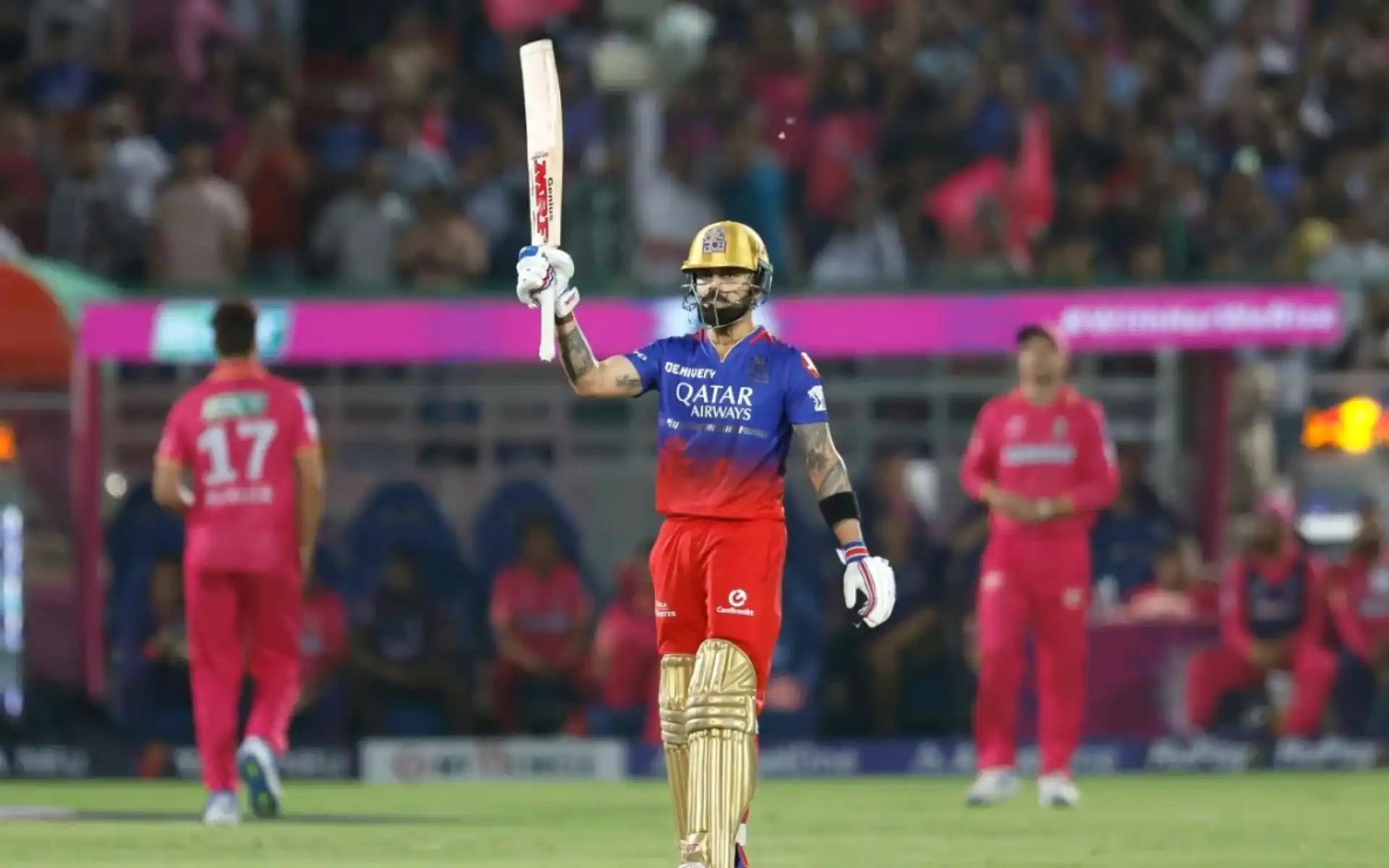 Virat Kohli in action against RR in IPL 2024 (BCCI)