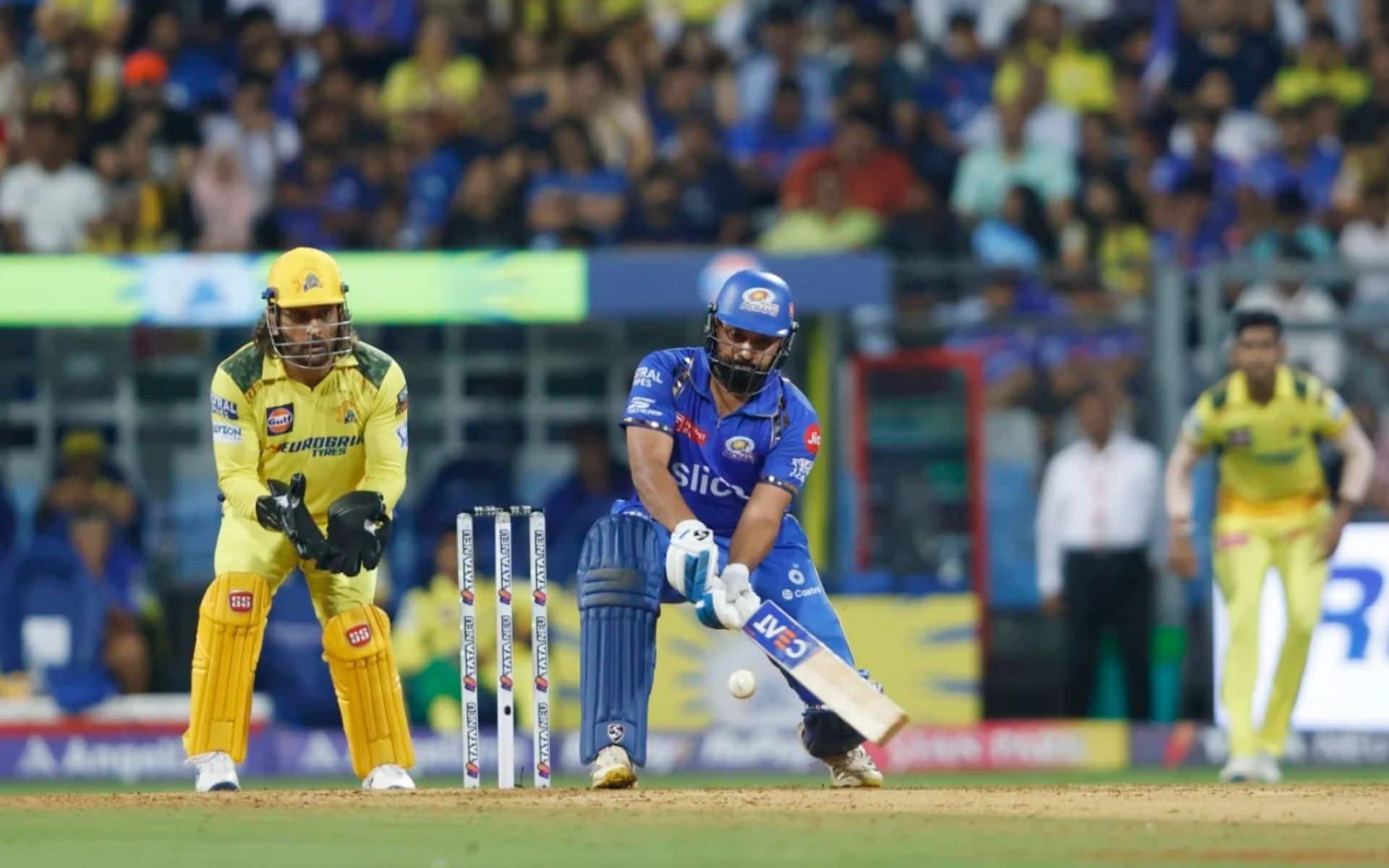 Rohit Sharma in action against CSK during IPL 2024 (BCCI)