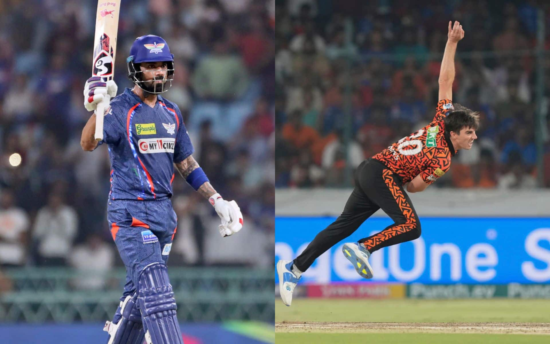 Pat Cummins and KL Rahul will be in charge of their respective teams in the match [AP Photos]