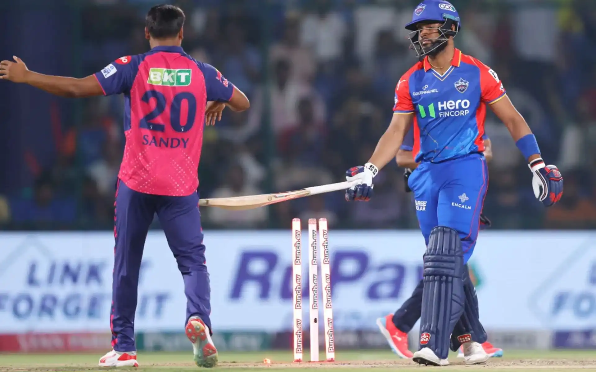 Shai Hope faced an unfortunate run-out in DC vs RR (BCCI)
