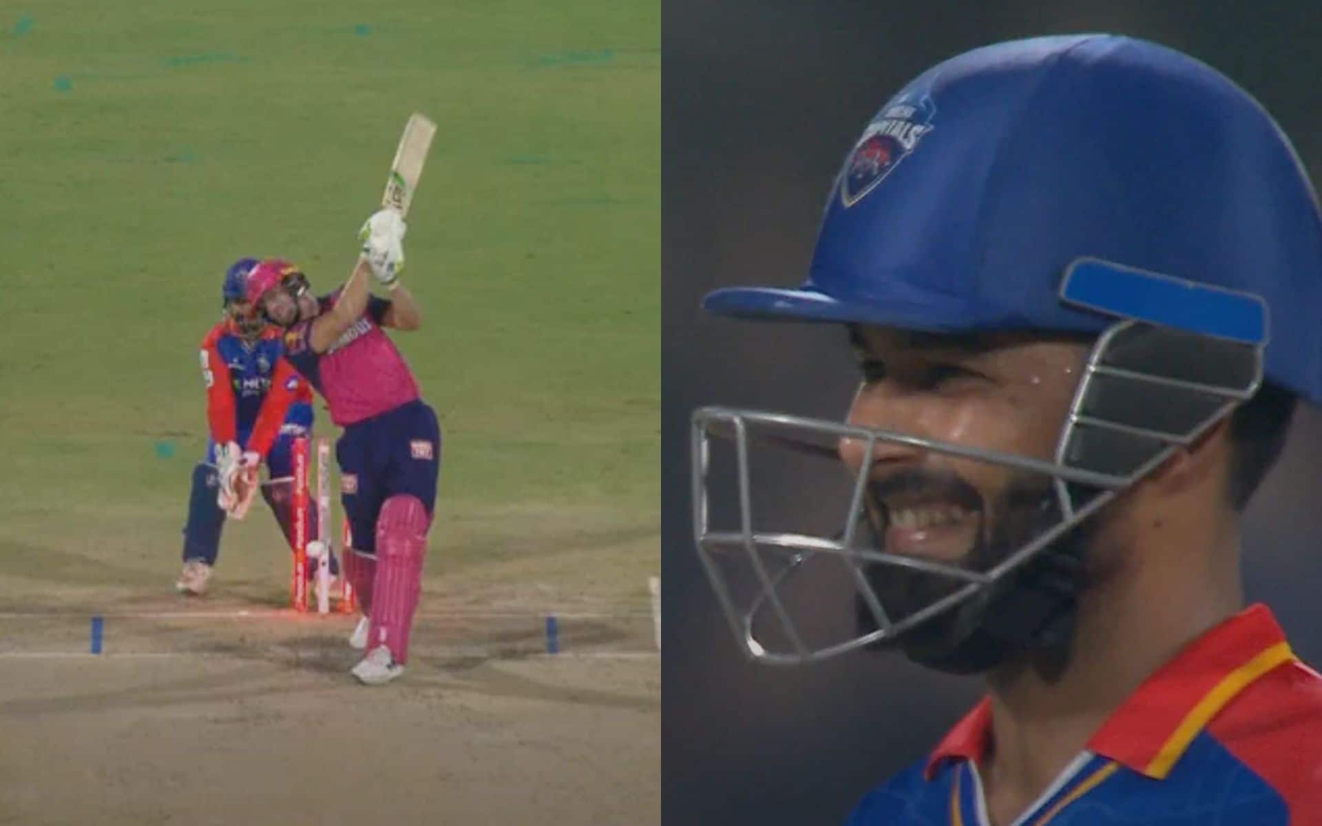 Pant's smile after Buttler's wicket (X.com)