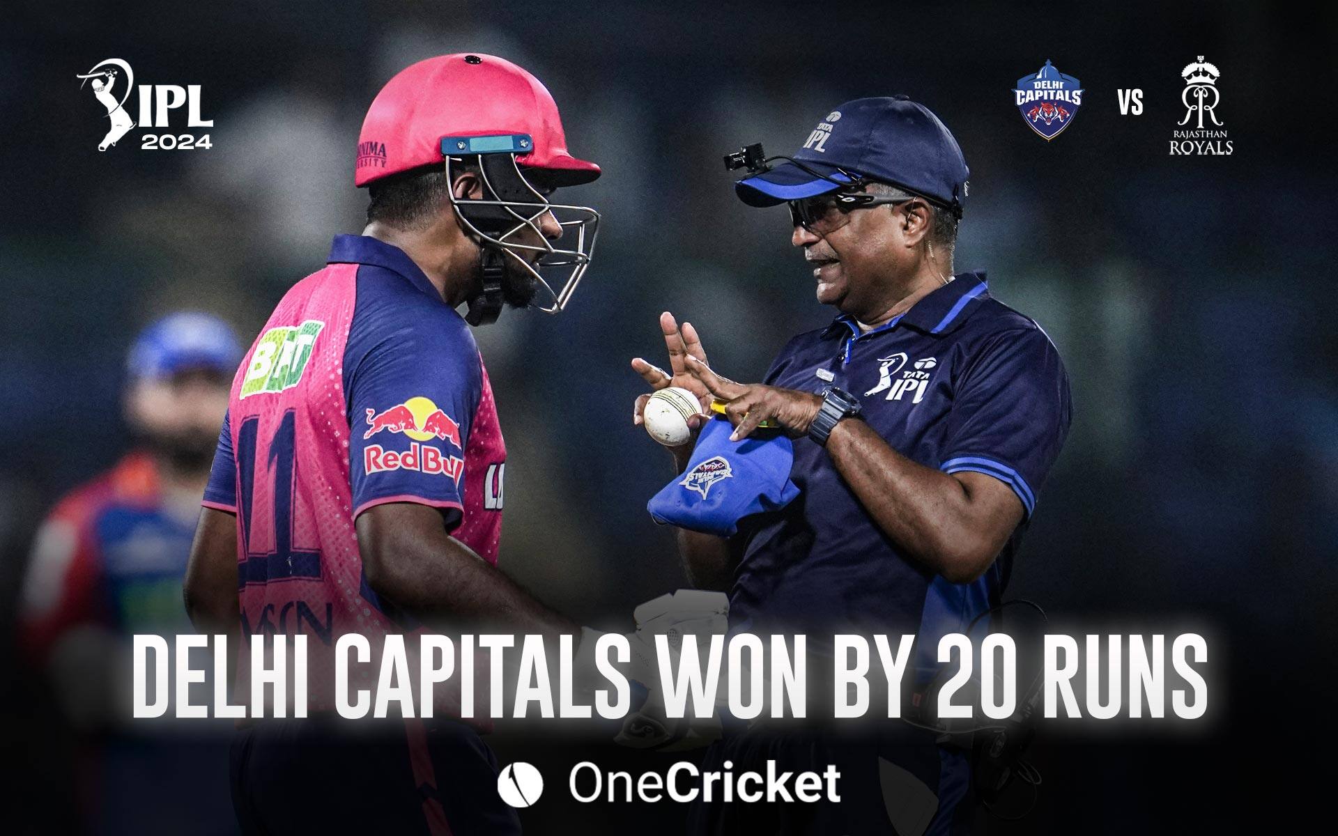 Capitals bagged a famous win over Royals in Delhi (OneCricket)