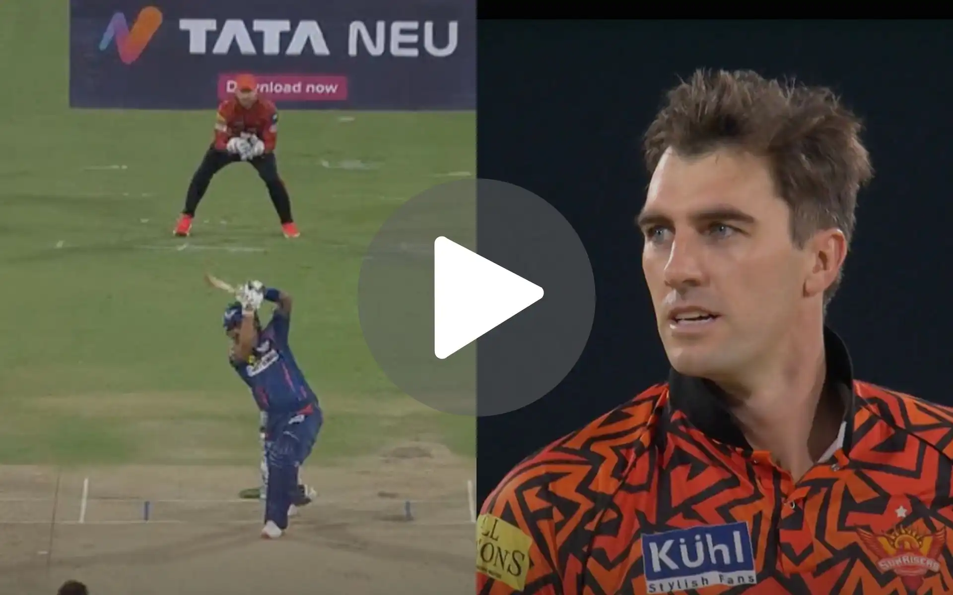 [Watch] Classy KL Rahul 'Gifts' Birthday Boy Cummins With An Audacious Six 
