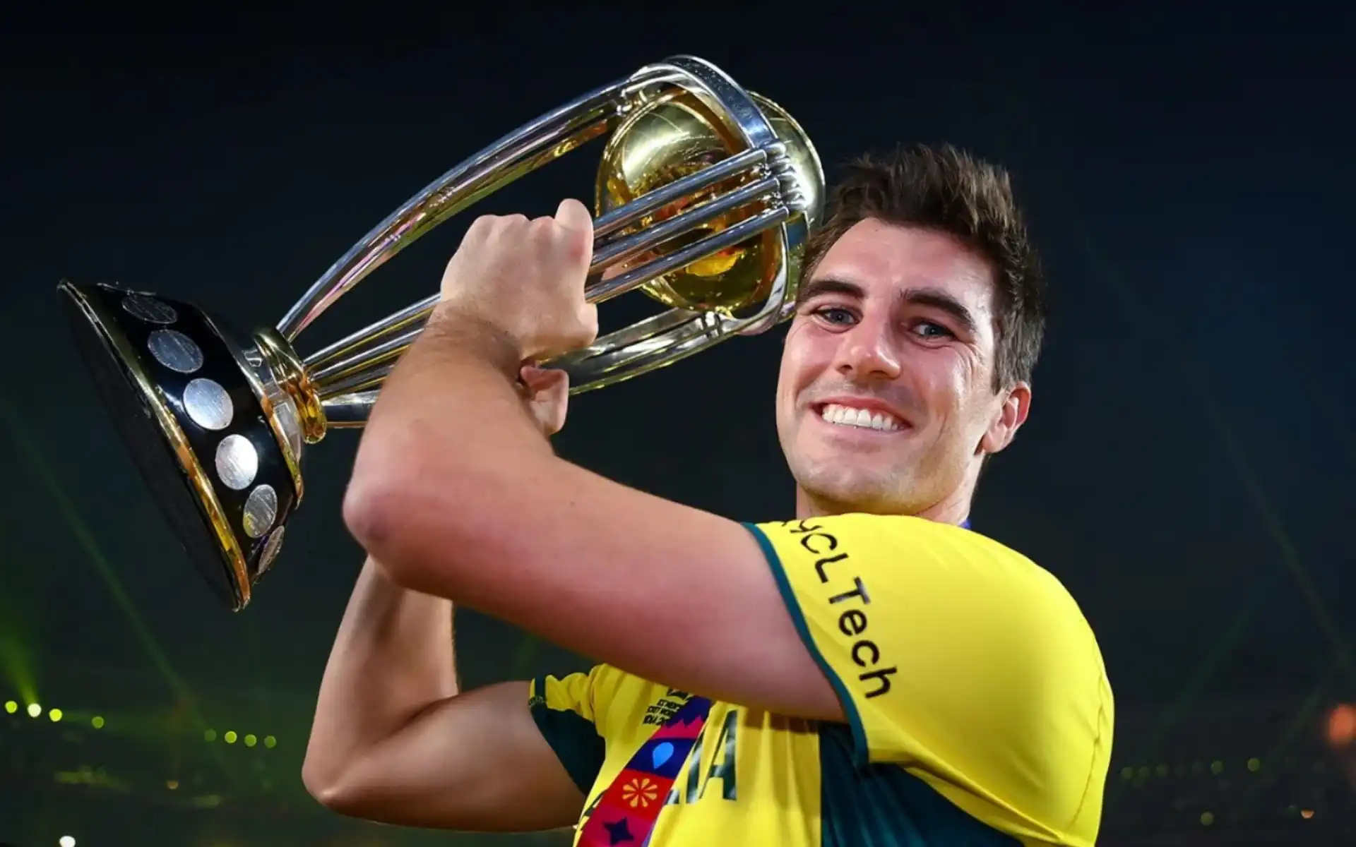 Pat Cummins lifting the 2023 World Cup (x.com)