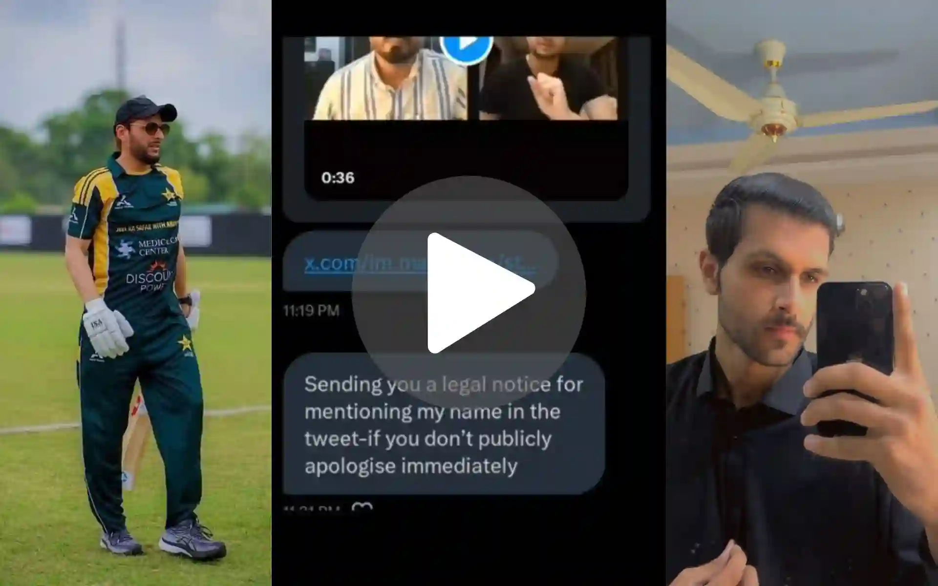 [Watch] Shahid Afridi Threatens Pak User With Legal Action Over Controversial Tweet