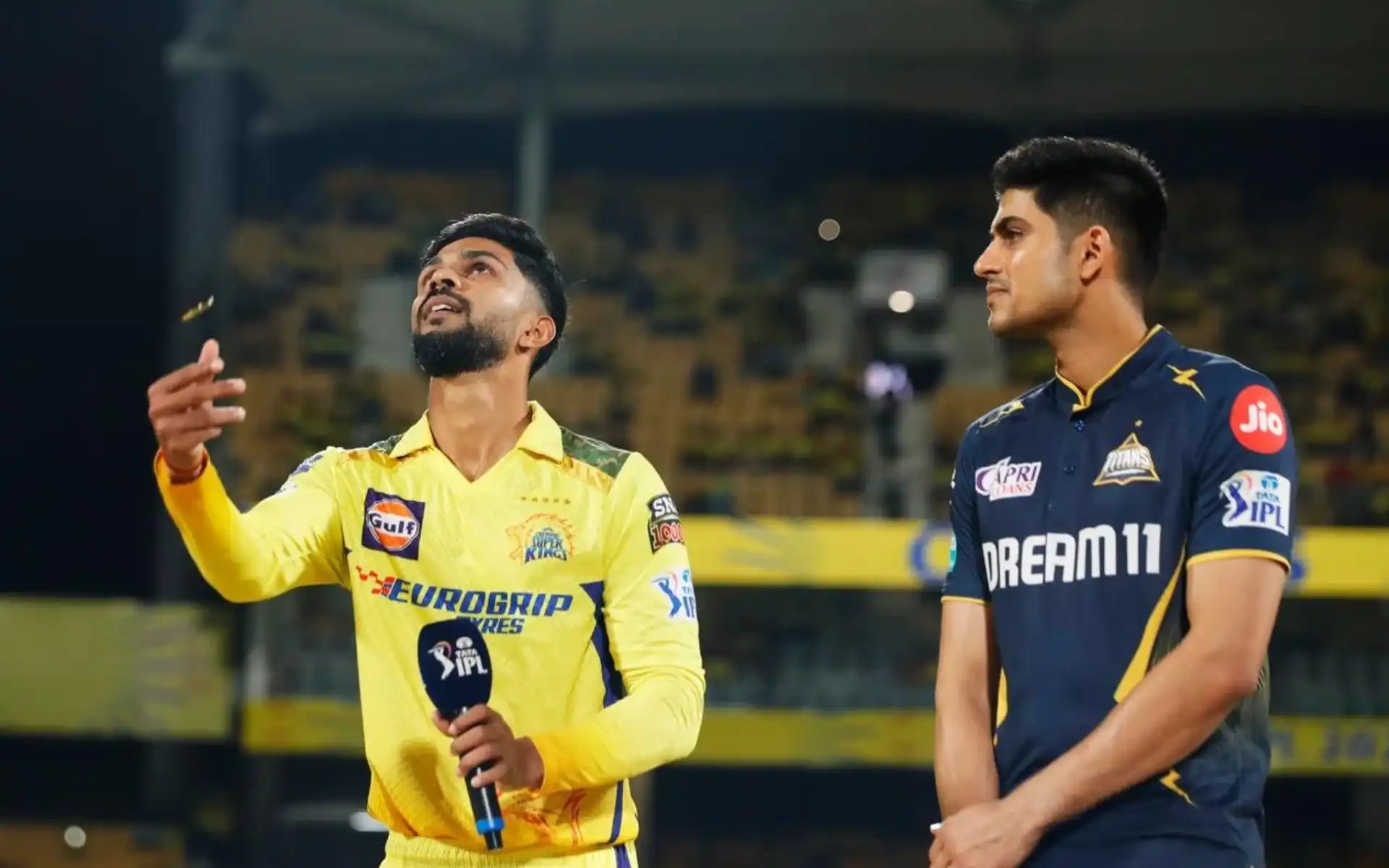 Ruturaj Gaikwad and Shubman Gill during toss in IPL 2024 [iplt20.com]