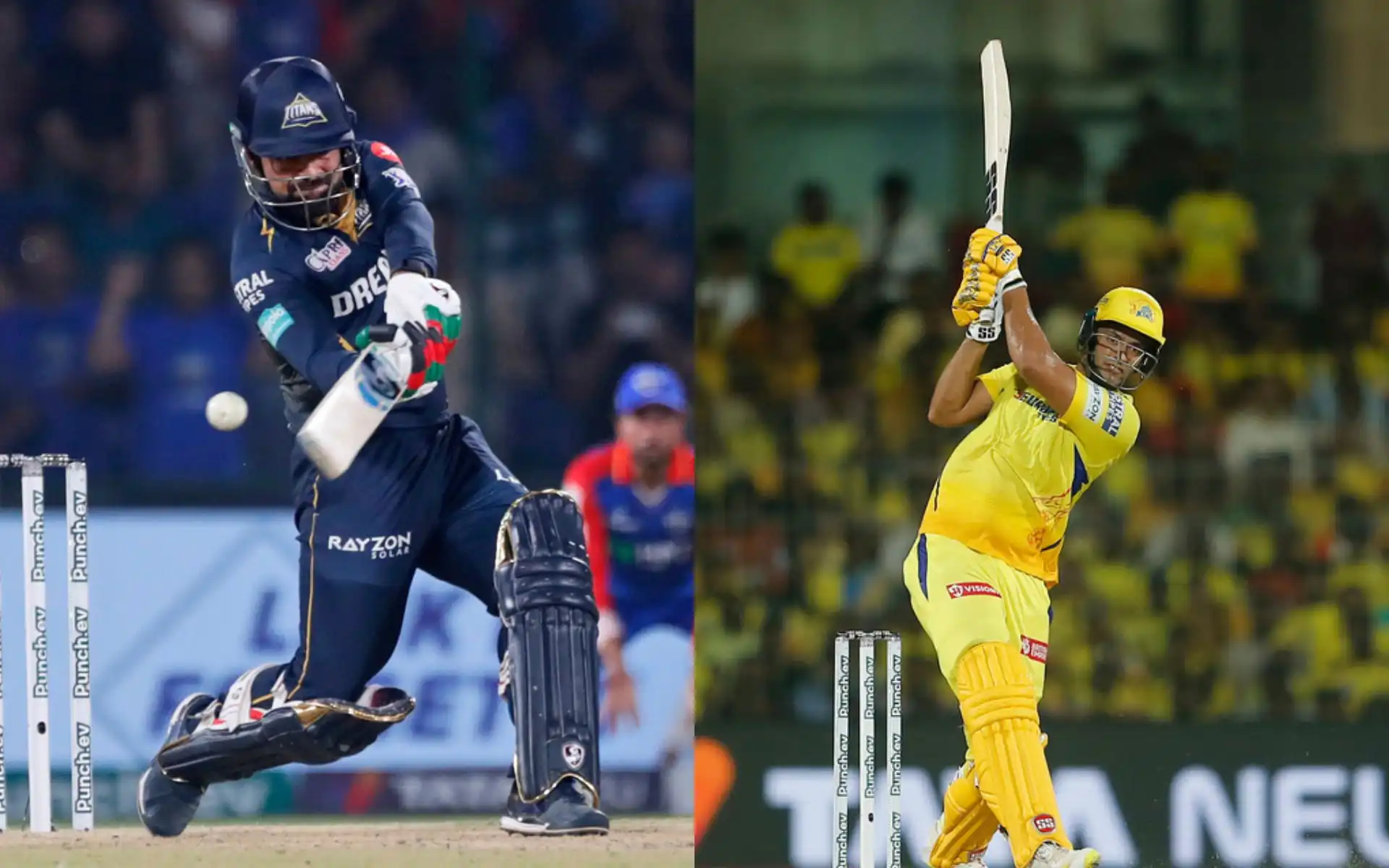 Rashid Khan and Shivam Dube need to deliver for their teams in the match [AP Photos]