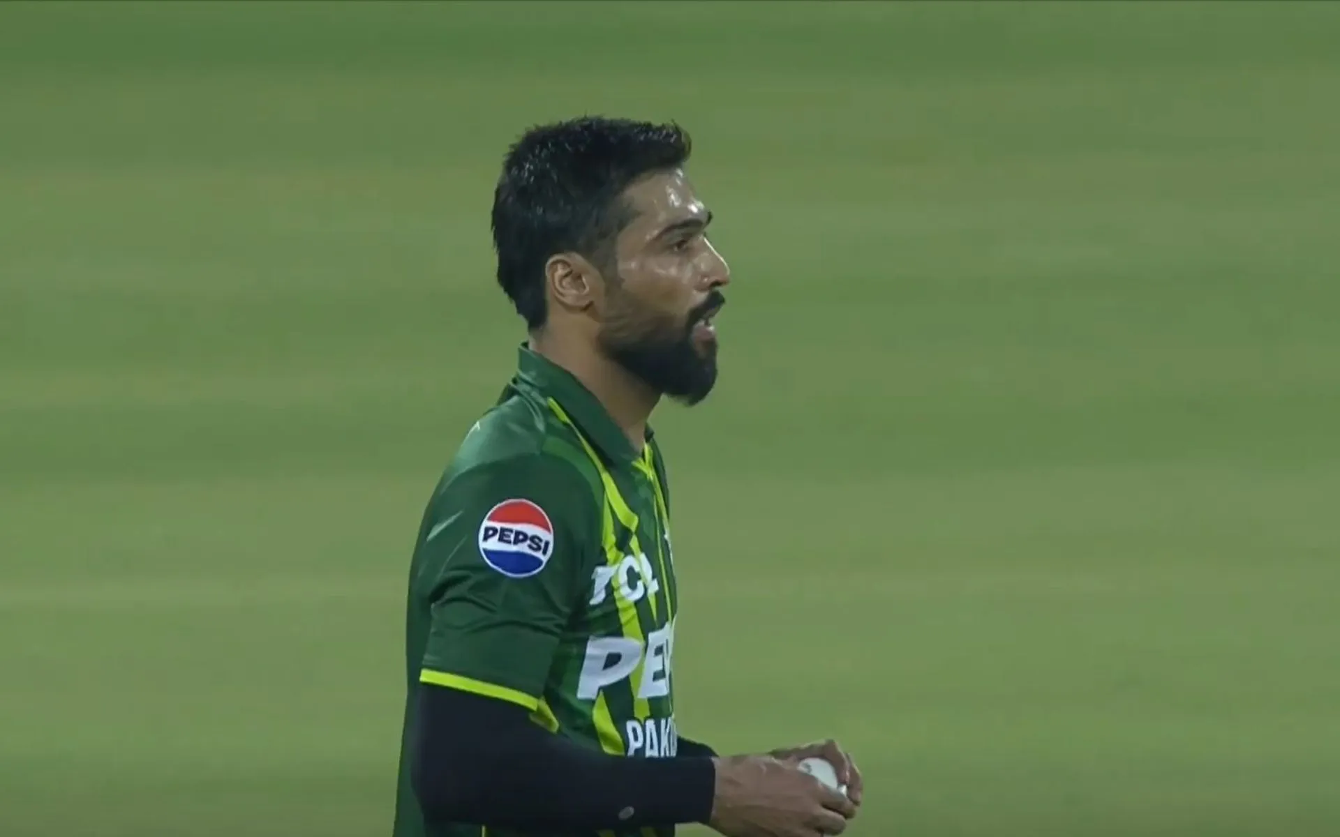 Mohammad Amir in Pakistan colours (X.com)