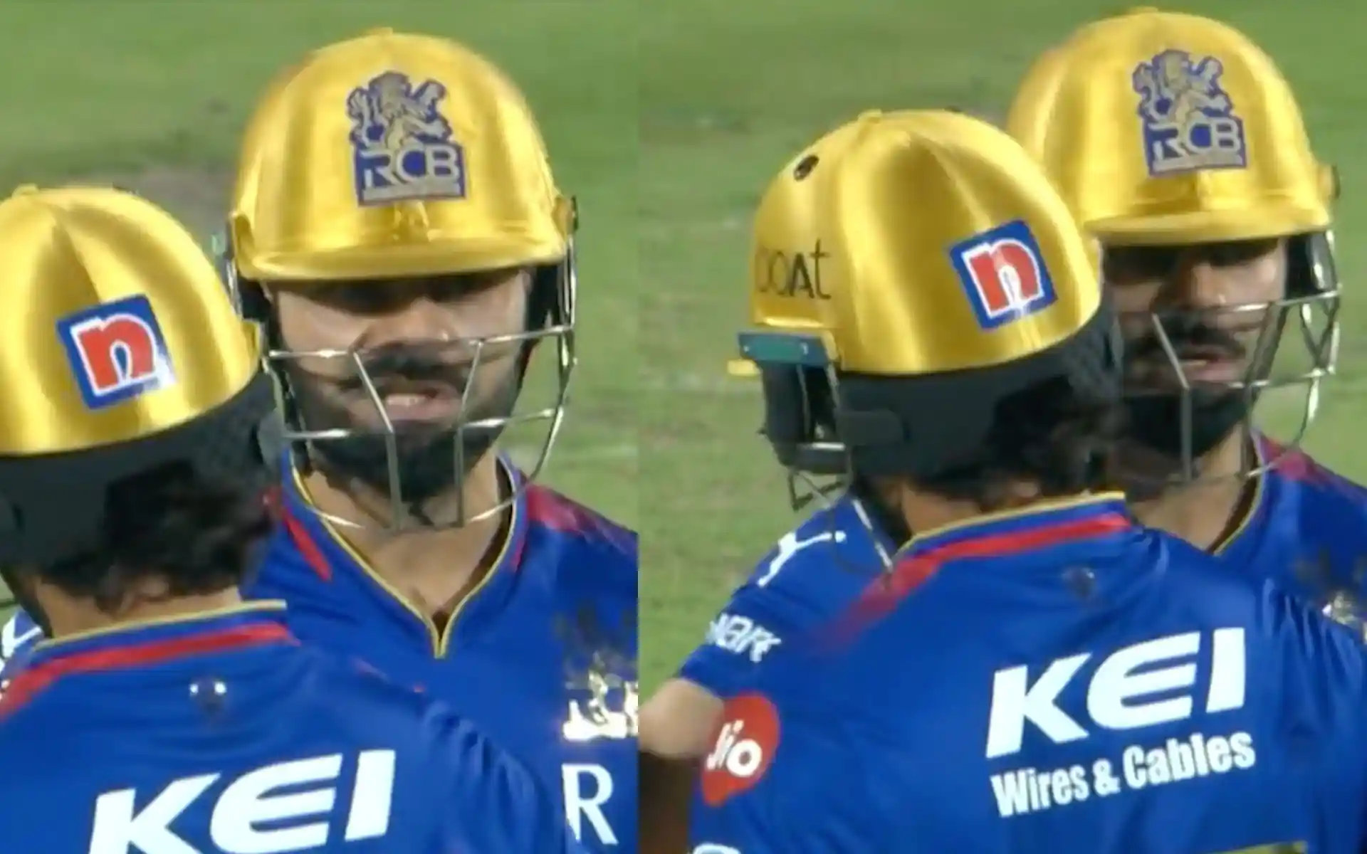 Watch Kohli Hugs Rajat Patidar After Rcb Batter Unleashes Massive Six To Reach His Fifty 9832