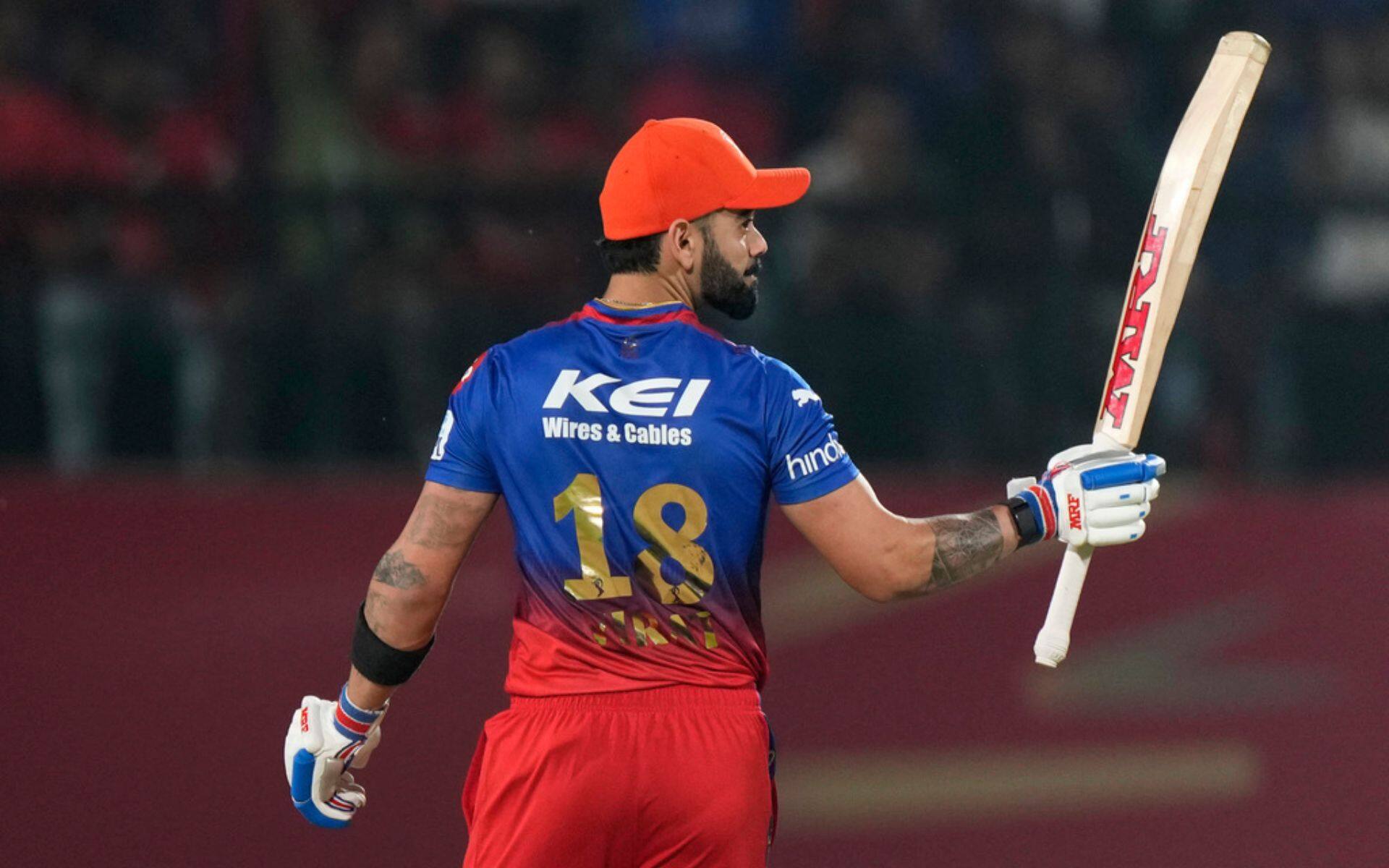 Kohli top-scored for RCB against PBKS in Dharamsala (AP)