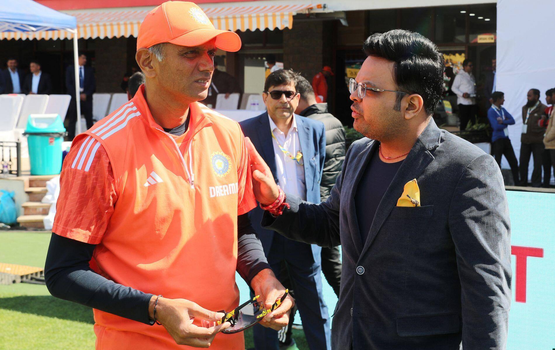 Current Indian coach Rahul Dravid's contract ends in June (X)