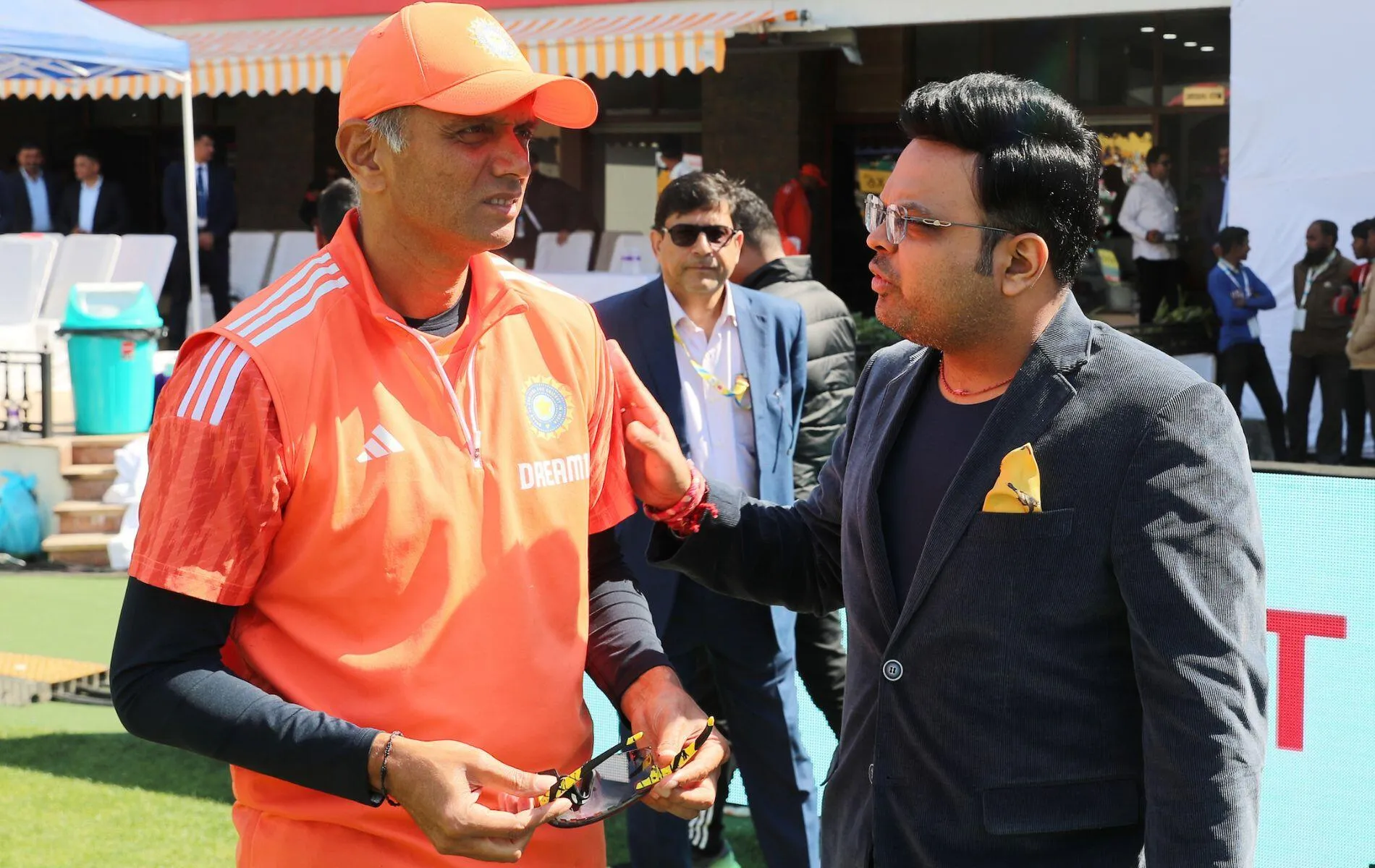 Current Indian coach Rahul Dravid's contract ends in June (X)