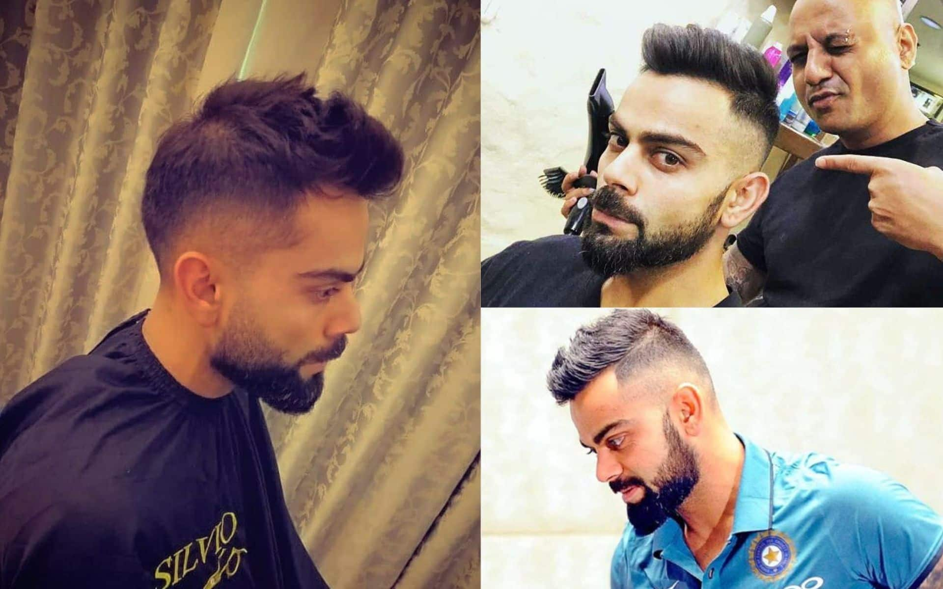 2015 - Virat Kohli got High fade Mohawks in trend [X.com]