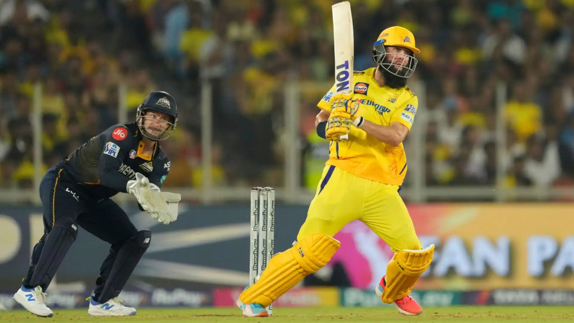 Moeen Ali in action [AP]