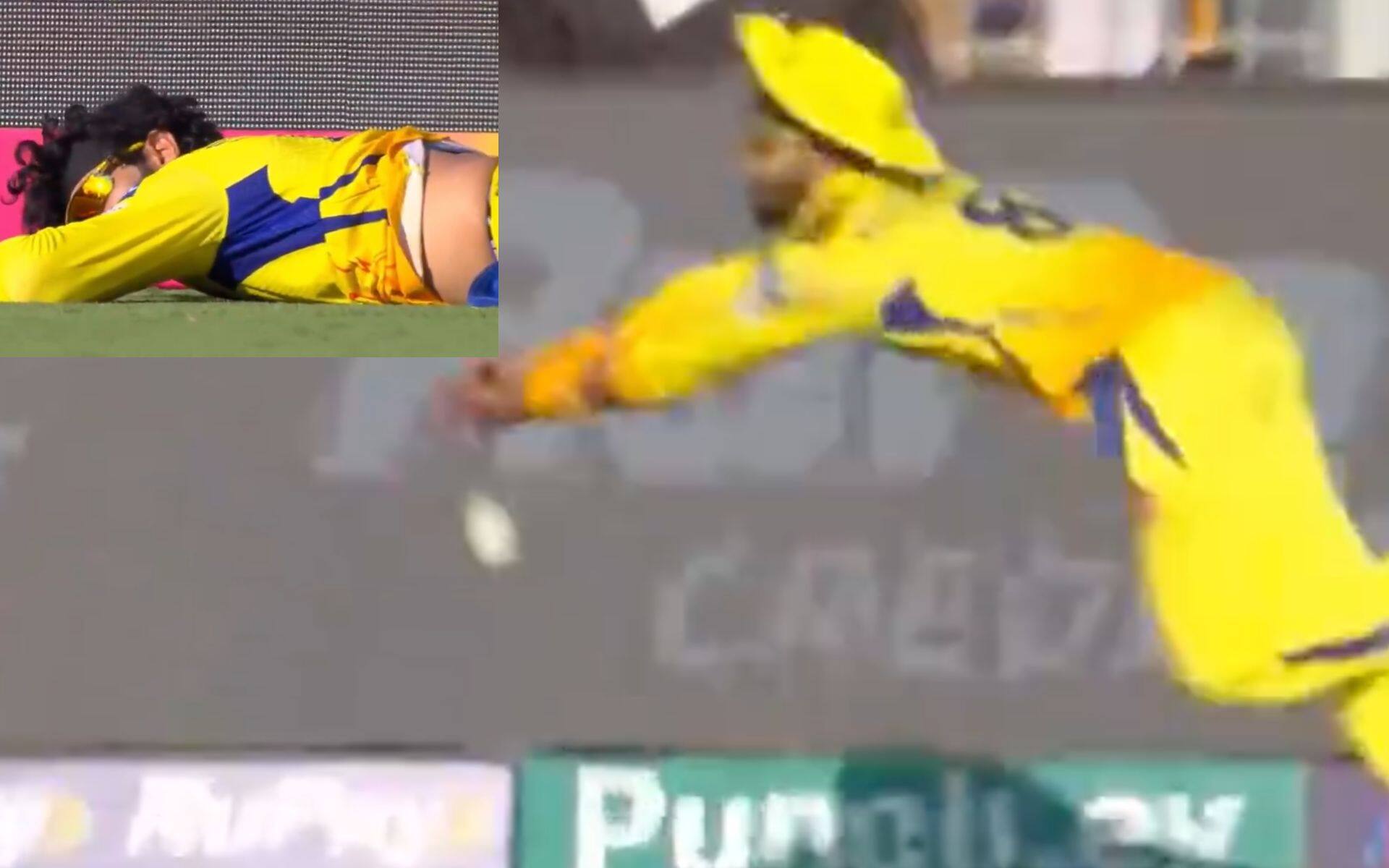 Jadeja's effort to catch Riyan Parag (X.com)