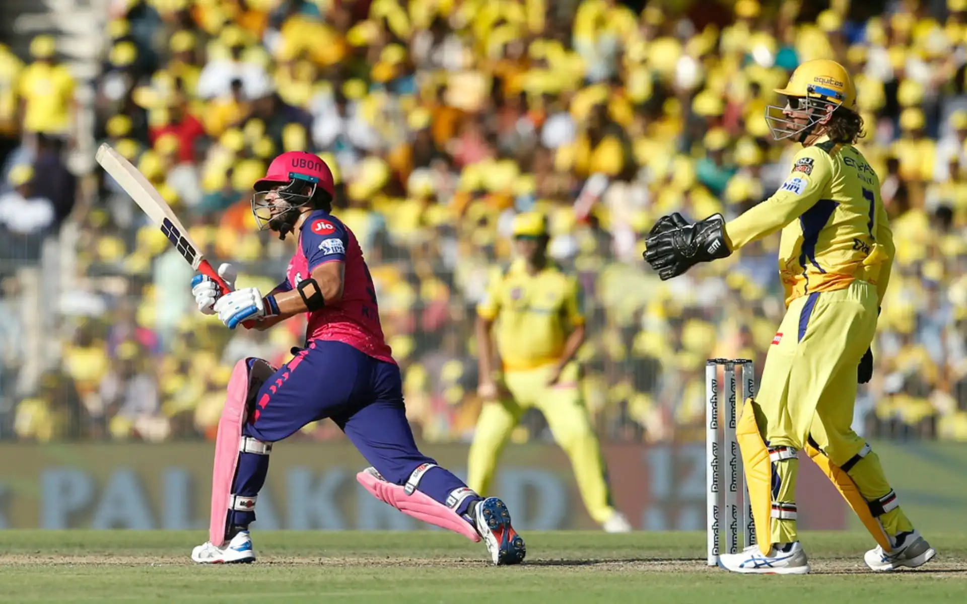 Riyan Parag batted slowly vs CSK (AP)