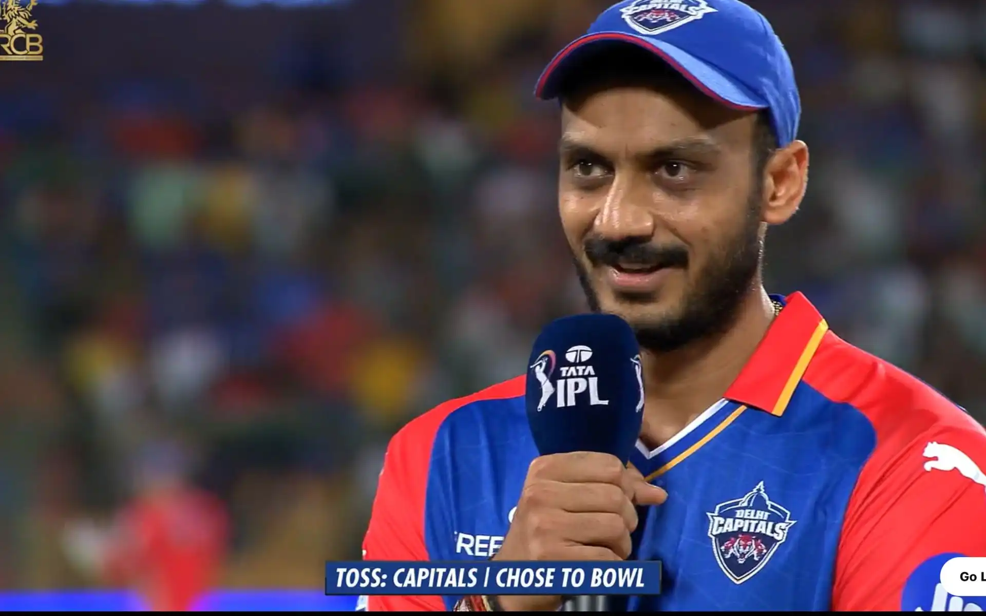 DC won the toss and opted to bowl first at Bengaluru 
