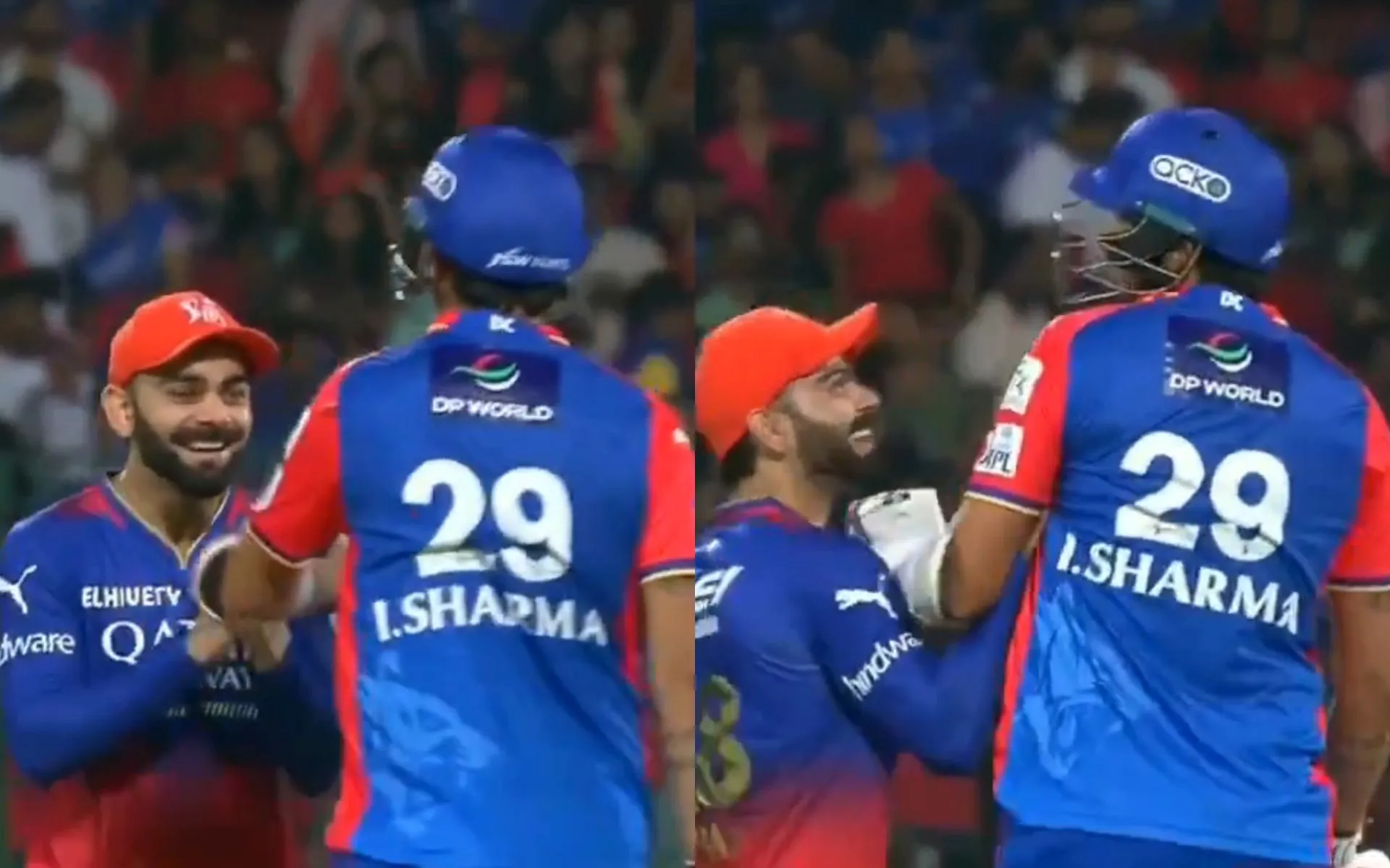 Virat Kohli teasing Ishant Sharma (X.com)