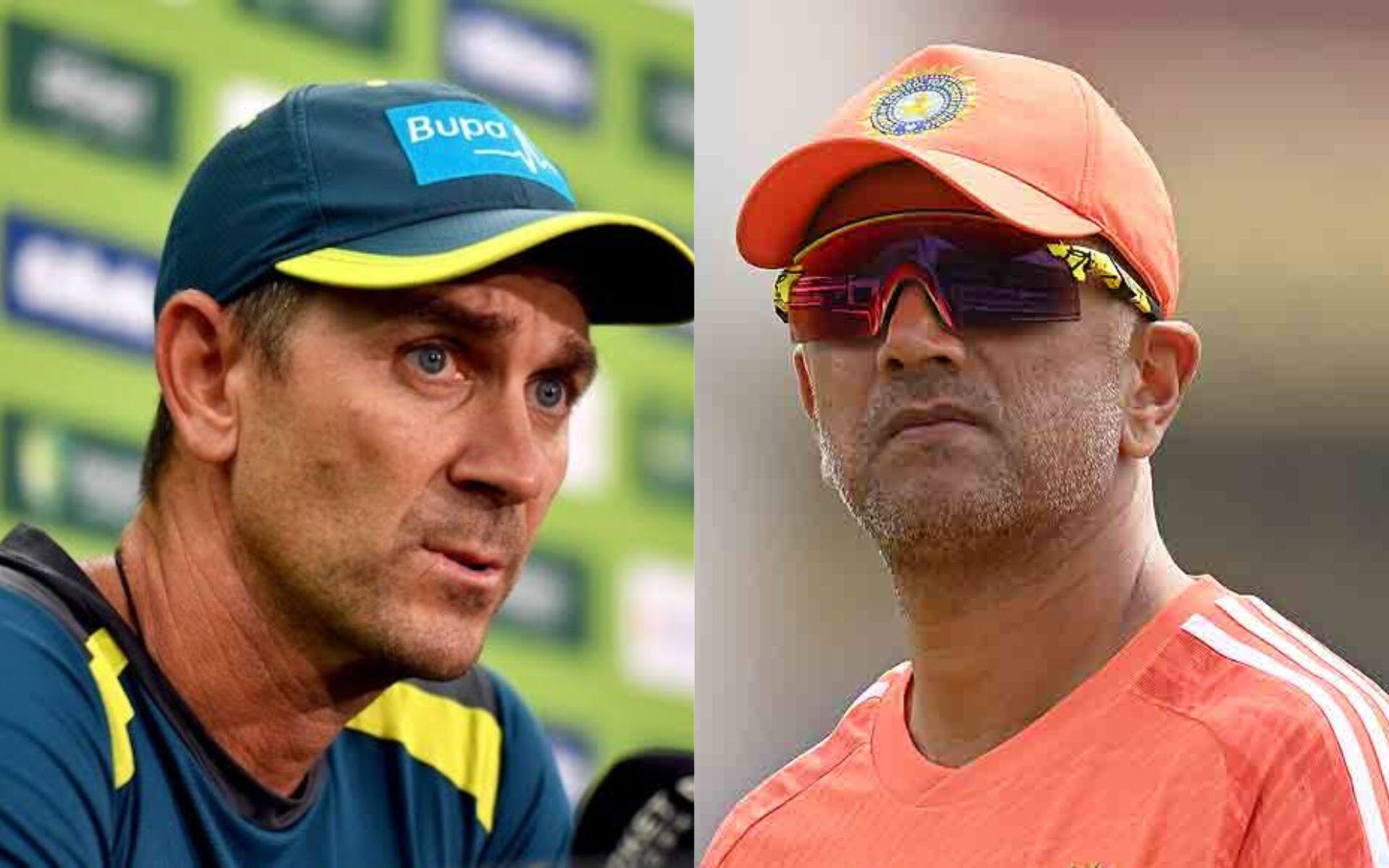 Justin Langer and Rahul Dravid (x.com)