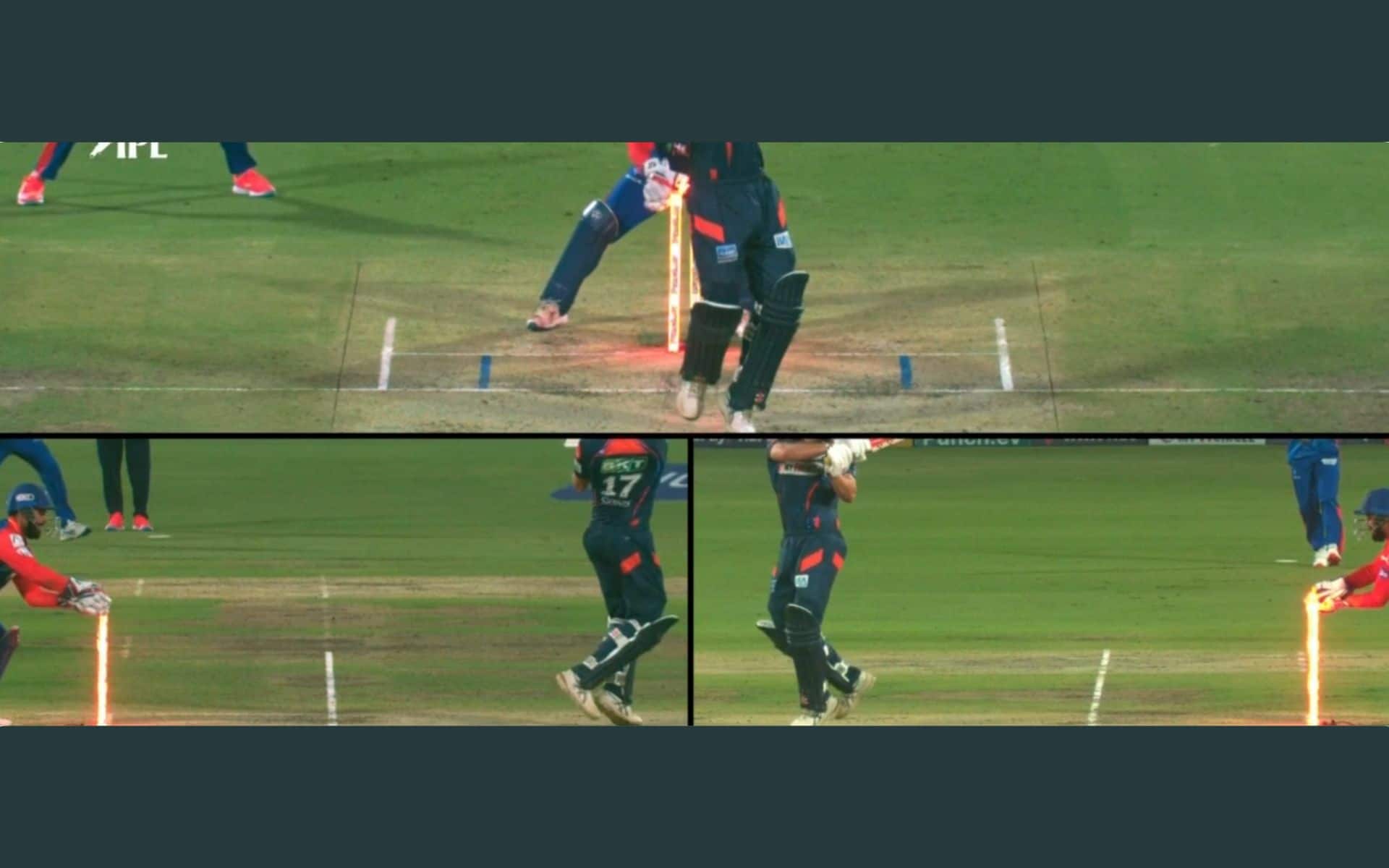 Marcus Stoinis out after Rishabh Pant's stumping (X.com)