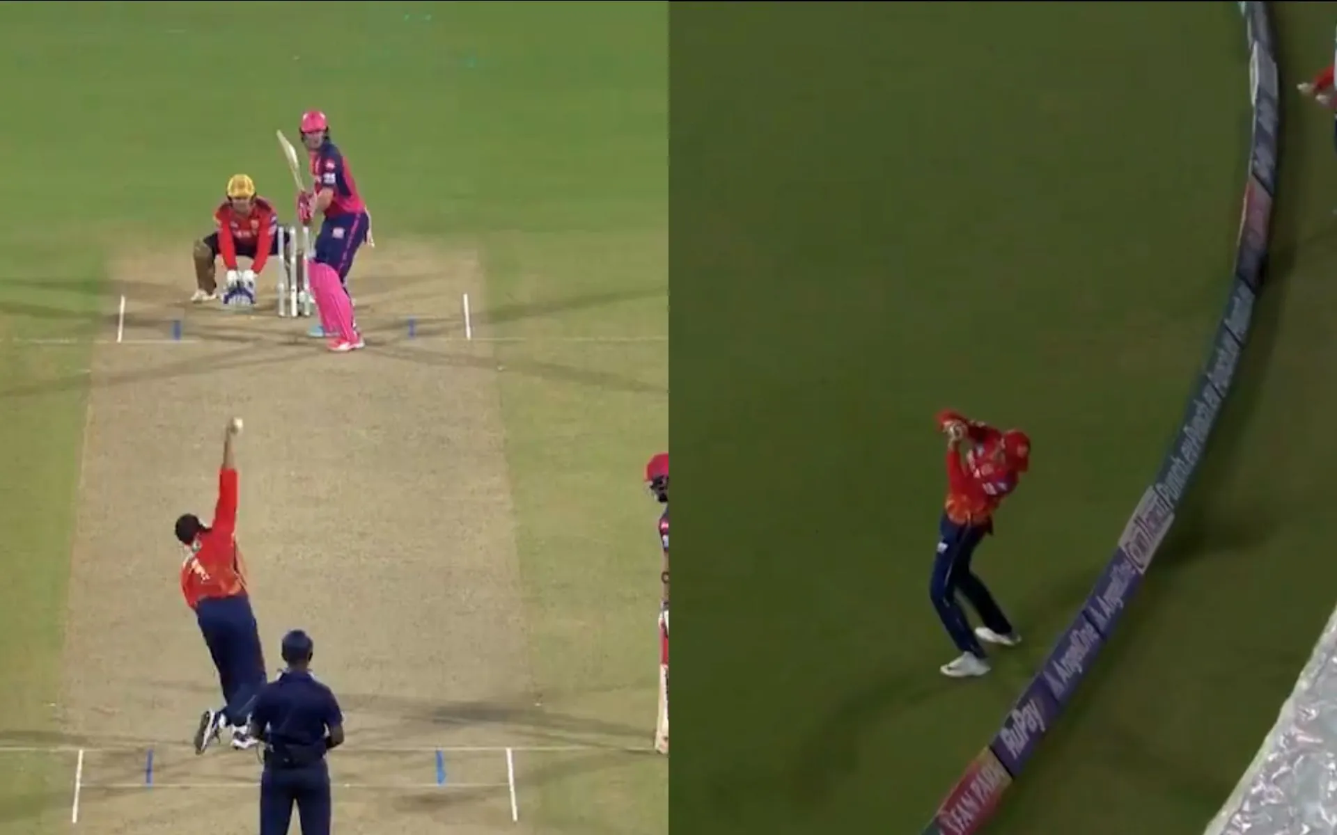 Rahul Chahar takes TKC's wicket (X.com)