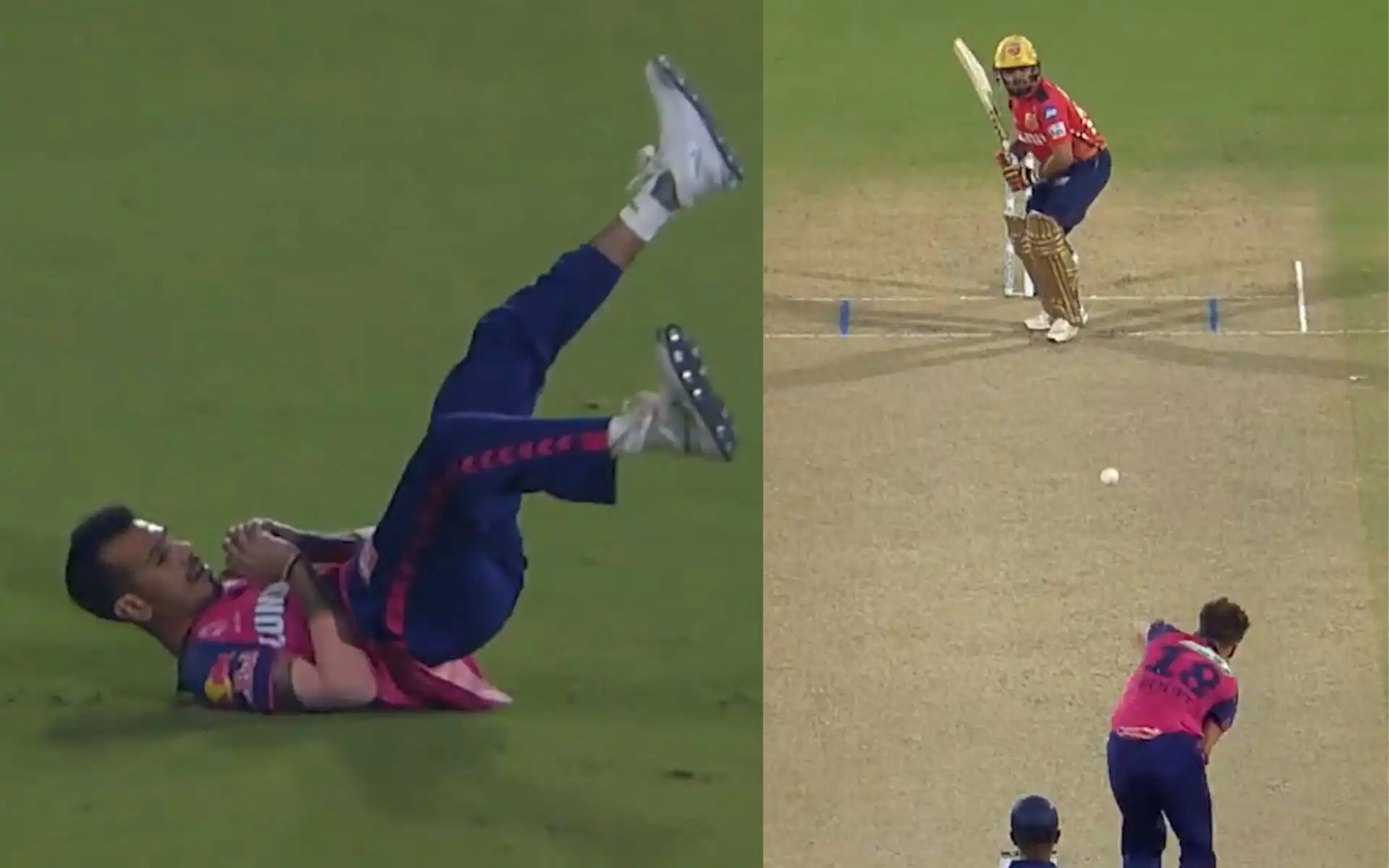 Chahal's catch to dismiss Prabhsimran Singh (X.com)