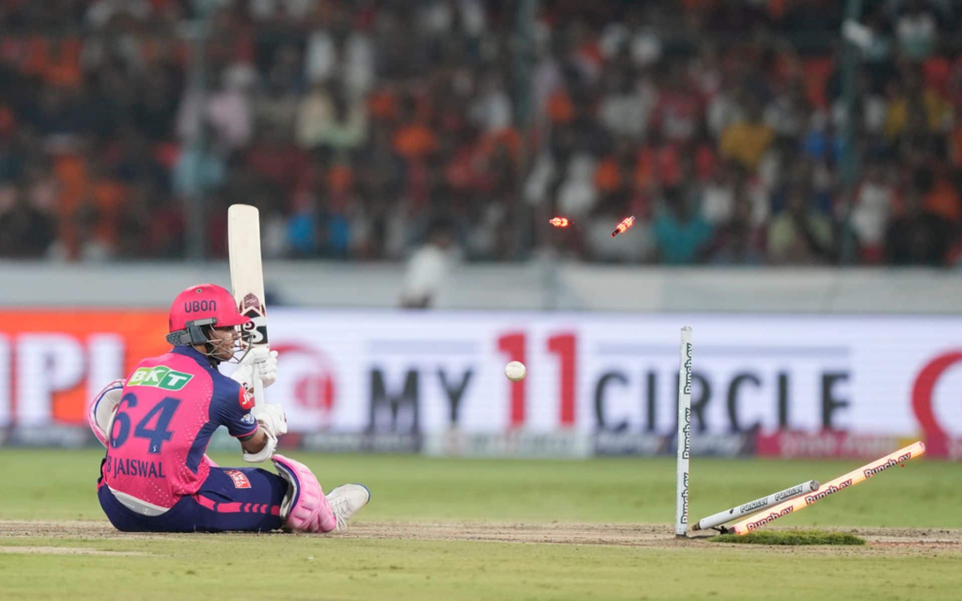 Yashasvi Jaiswal has managed just two fifty-plus scores in 13 IPL 2024 innings (AP)