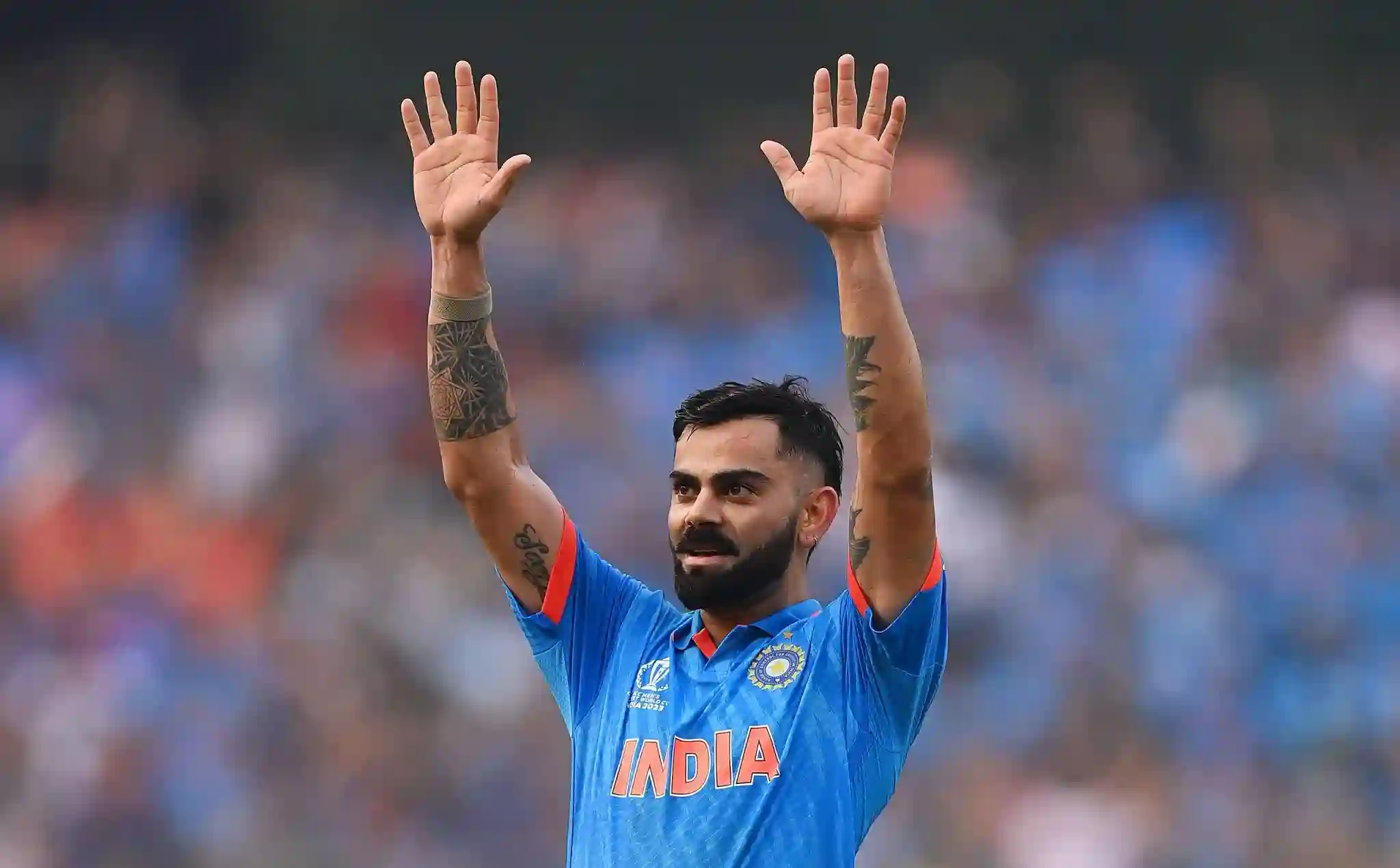 Kohli after reaching the 50 ODI centuries landmark [X]
