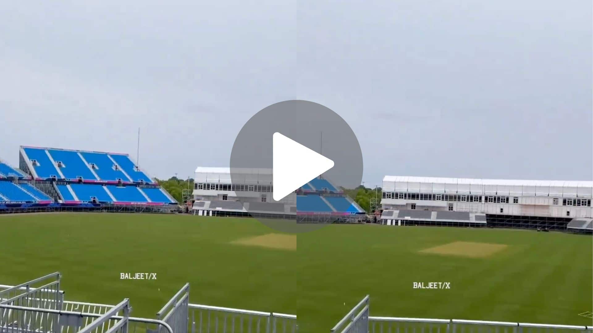 [Watch] Signs Of Trouble For Rohit, Kohli & Babar? Nassau Stadium's Pitch For IND vs PAK Revealed