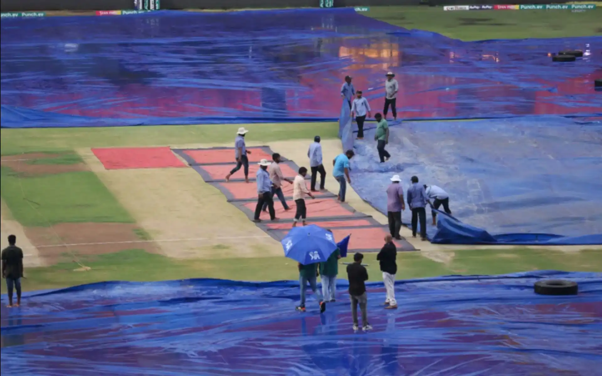 Rain played spoilsport in SRH vs GT (BCCI)