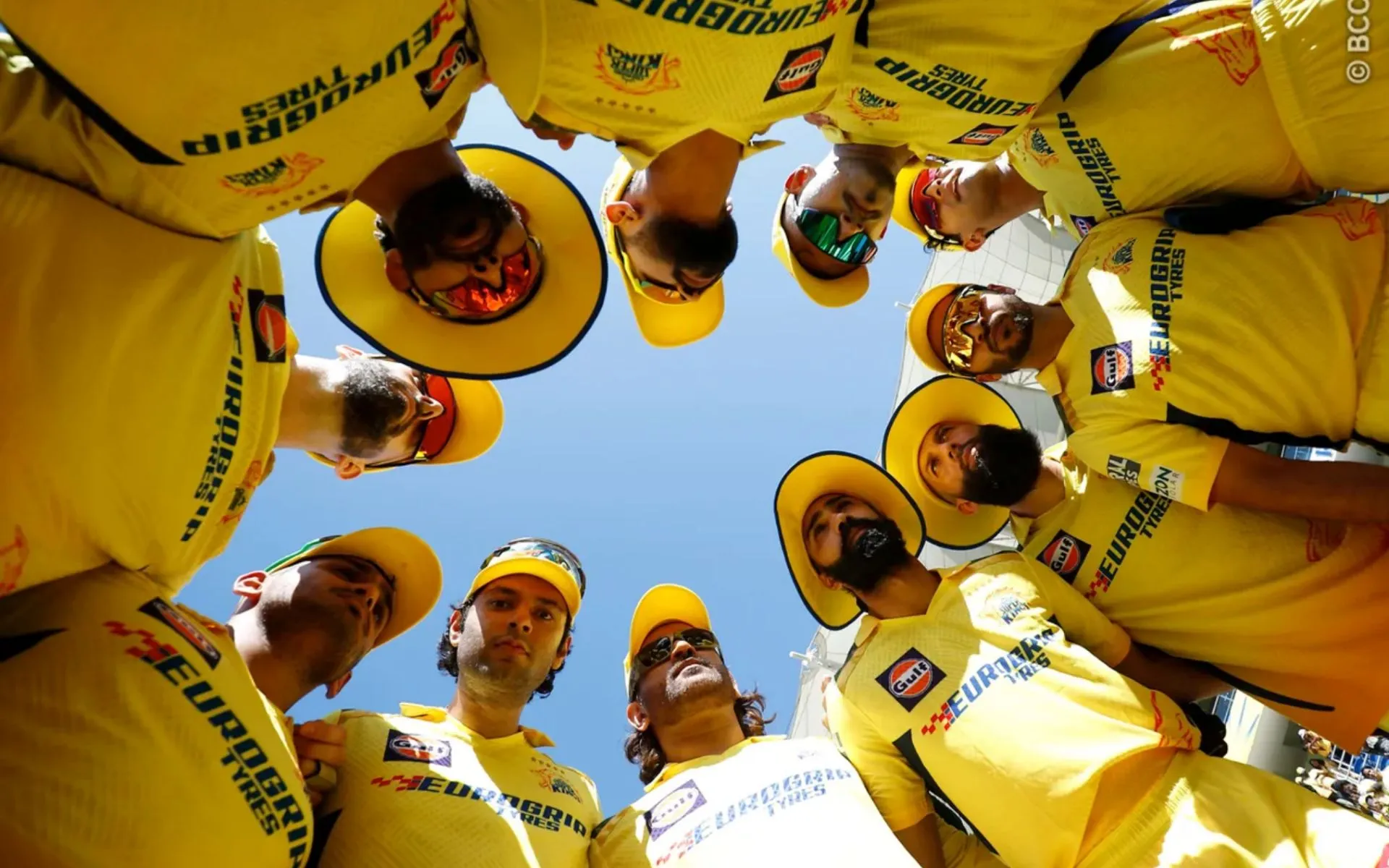 MS Dhoni in CSK huddle in IPL 2024 (BCCI)
