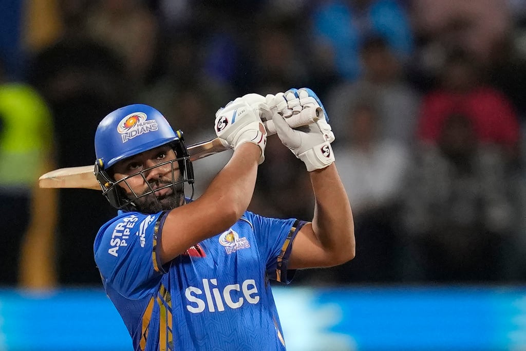 Rohit Sharma scored his fifty in 28 balls vs LSG (AP Photo)
