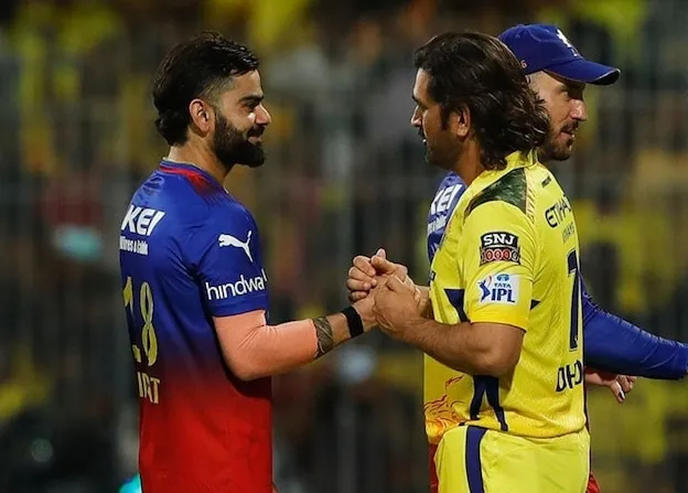 MS Dhoni and Virat Kohli [x]
