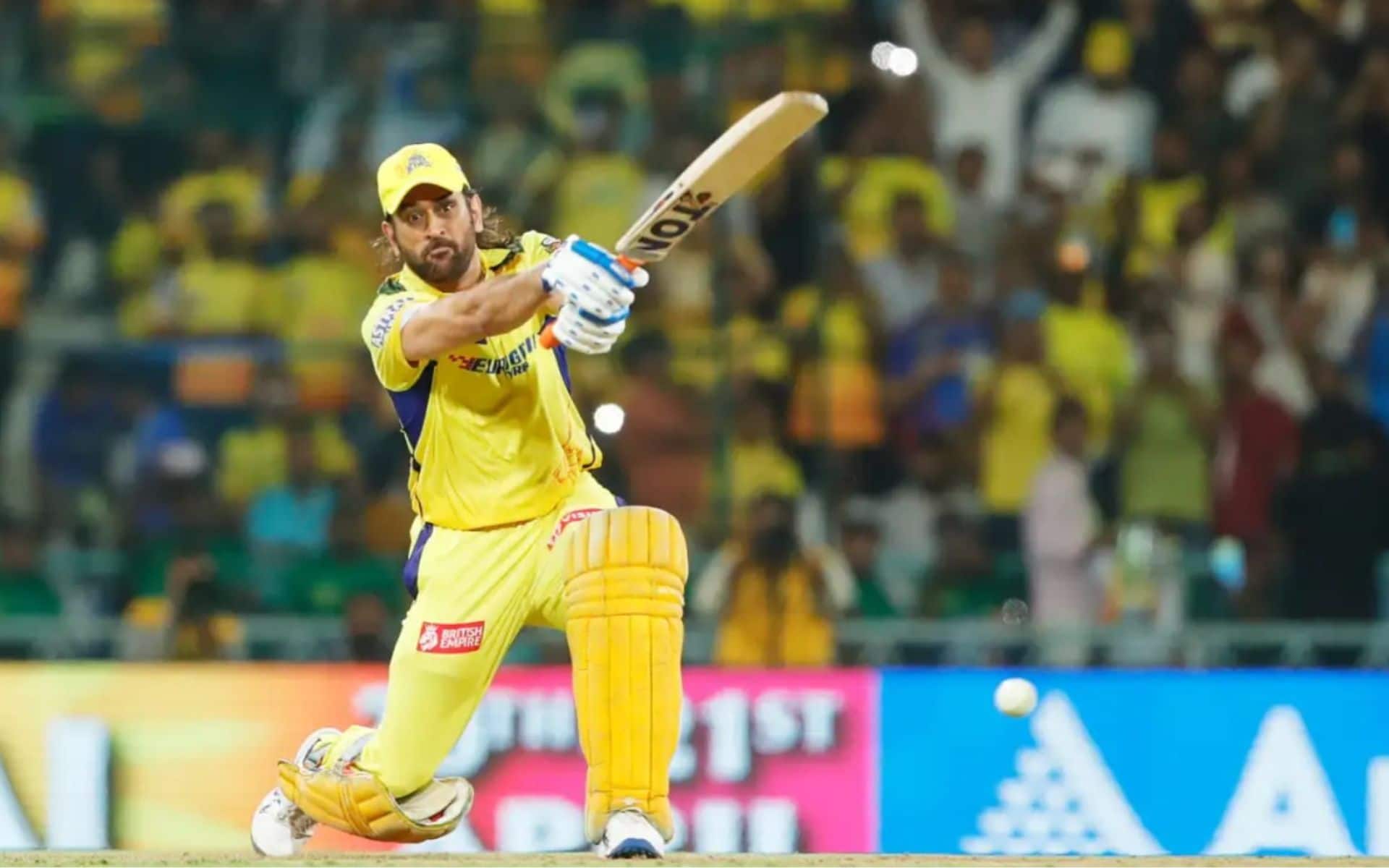 MS Dhoni in action for CSK during IPL 2024 (BCCI)