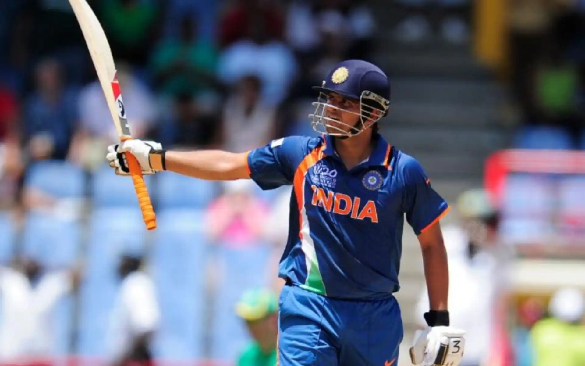 Indian jersey for T20 World Cup 2010 (Twitter)