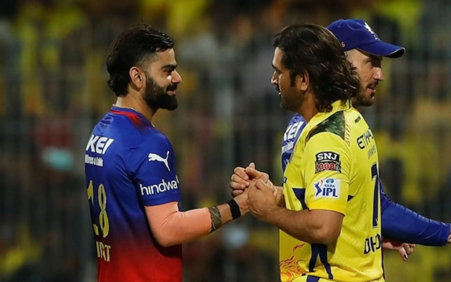 Virat Kohli and MS Dhoni during IPL 2024 (x.com)