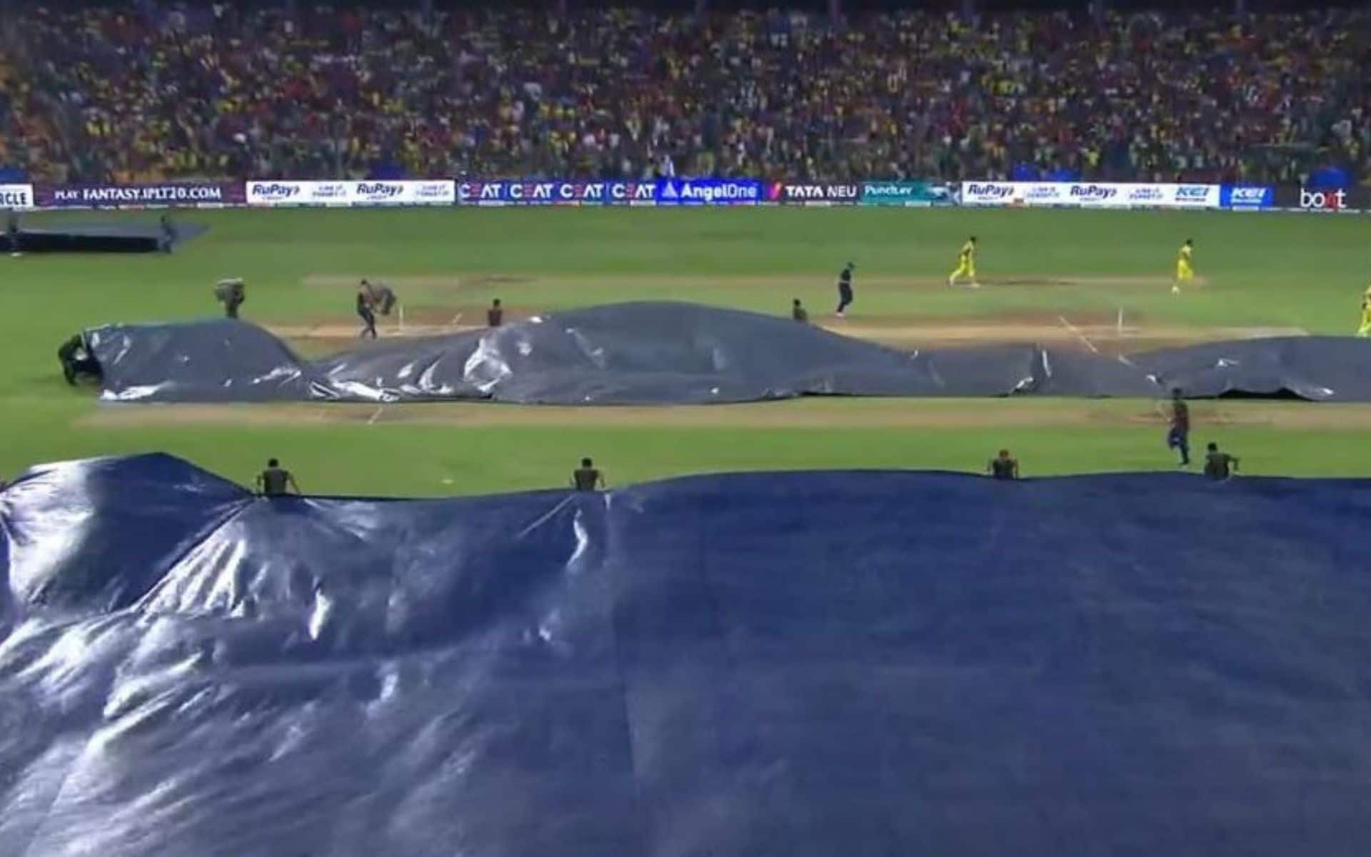 Rain at Chinnaswamy (X.com)