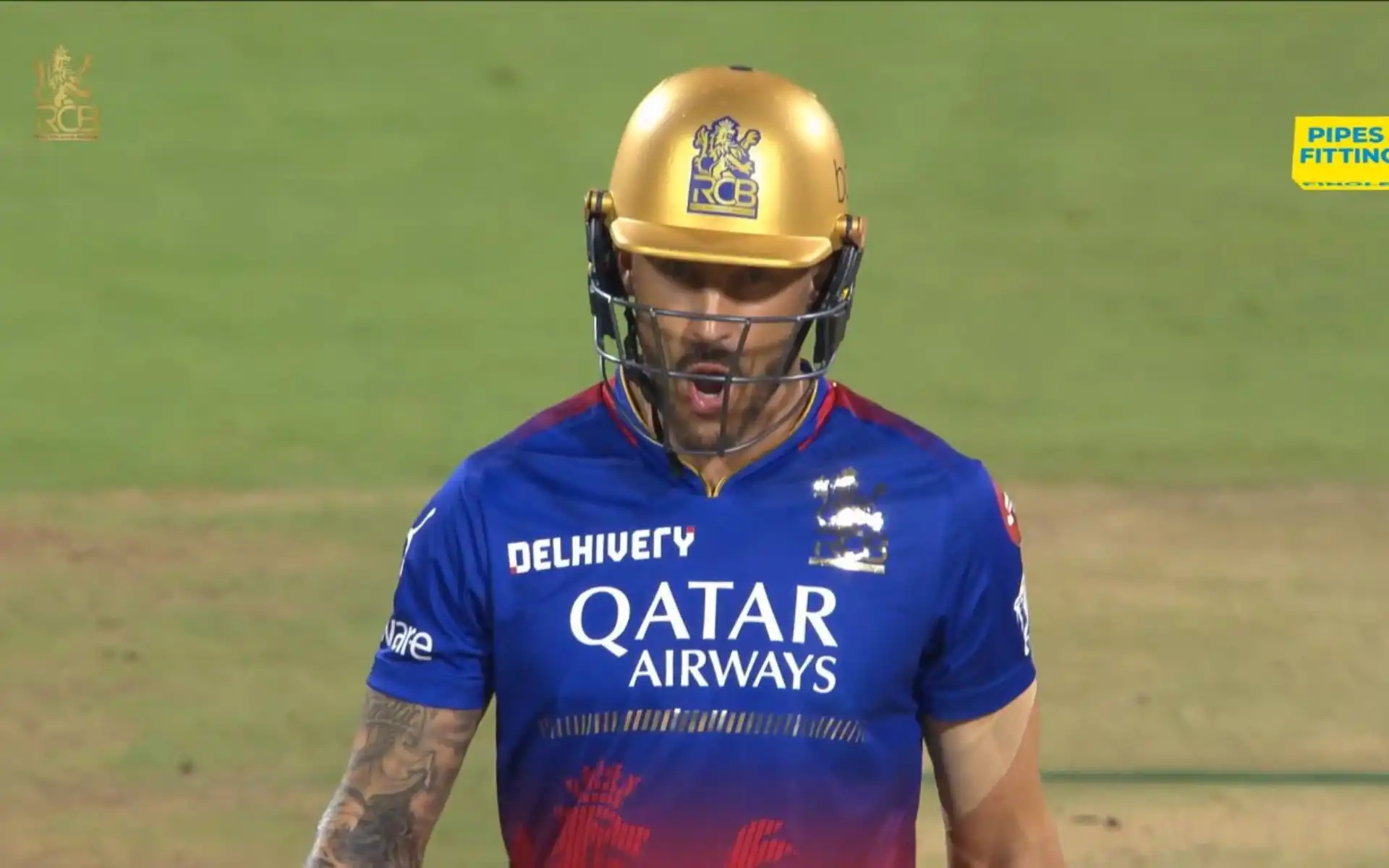 Faf du Plessis unhappy after his controversial dismissal vs CSK in IPL 2024 (X.com)