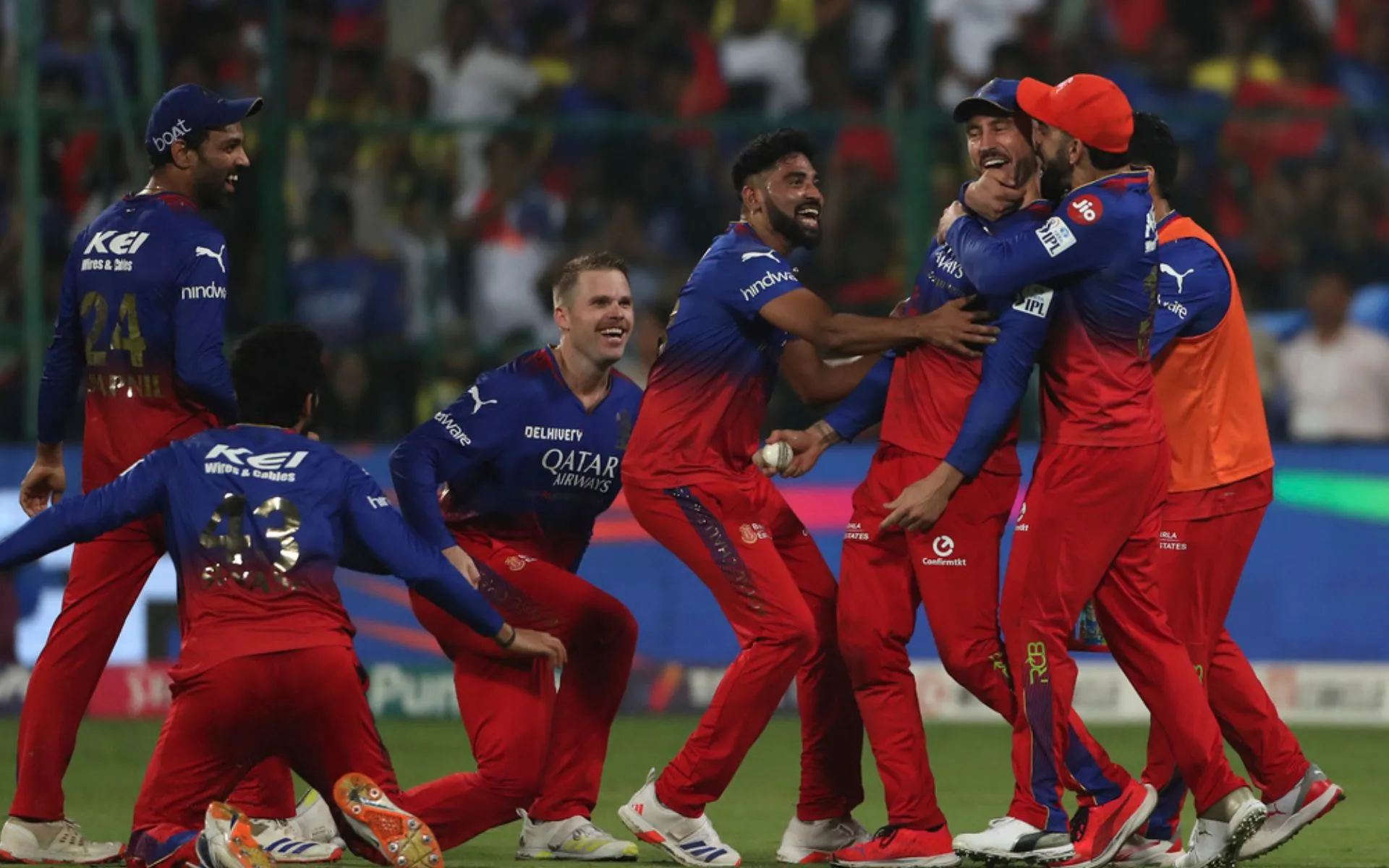 RCB won a historic game vs CSK to qualify for playoffs (AP)