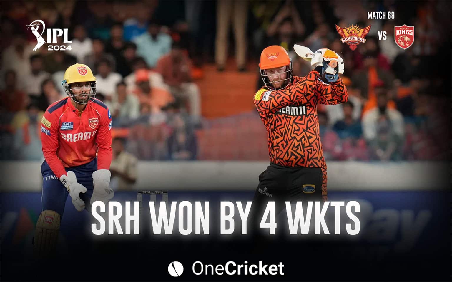 SRH sum up league stage with a win to take 2nd spot on points table (OC)