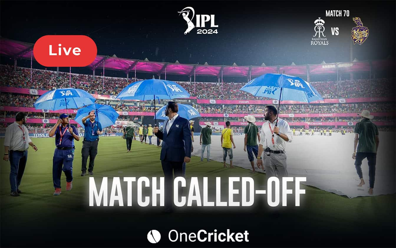 RR vs KKR called off due to rain (OneCricket)