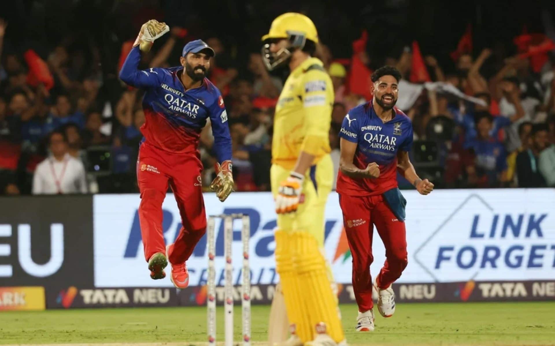 RCB players celebrating their win over CSK in IPL 2024 (BCCI)
