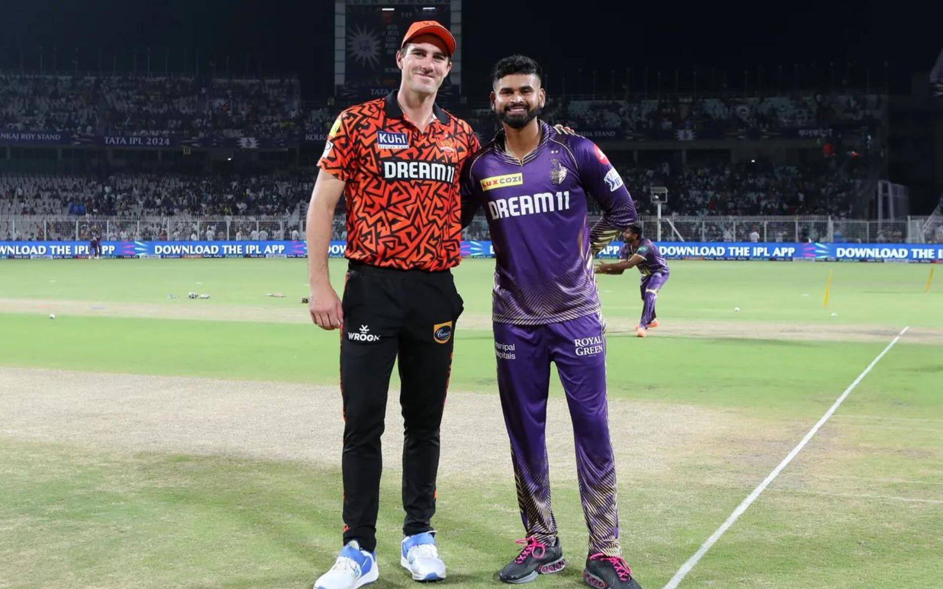 Pat Cummins and Shreyas Iyer during toss in IPL 2024 [iplt20.com]