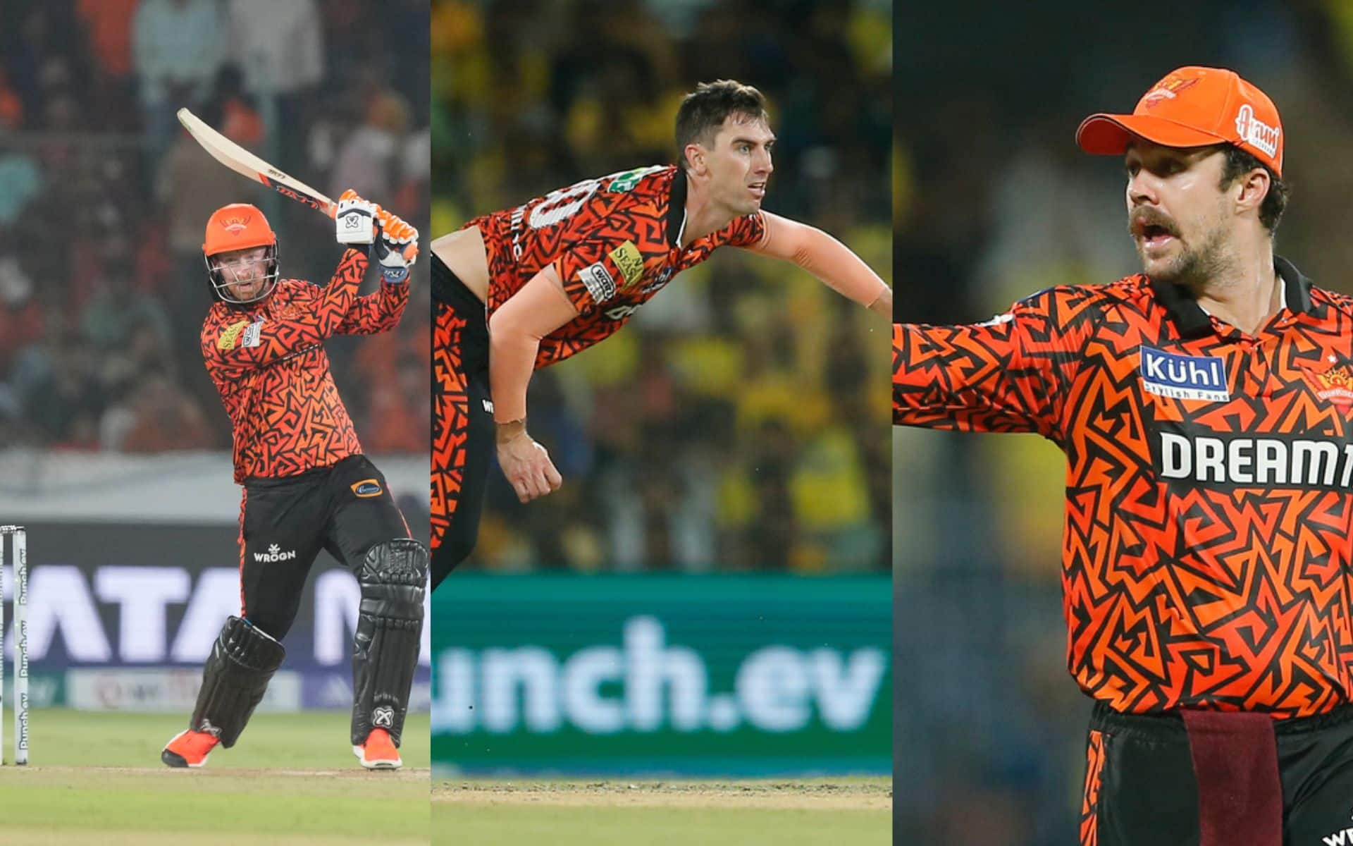 Heinrich Klaasen, Pat Cummins and Travis Head will be the most important players for SRH [AP Photos]