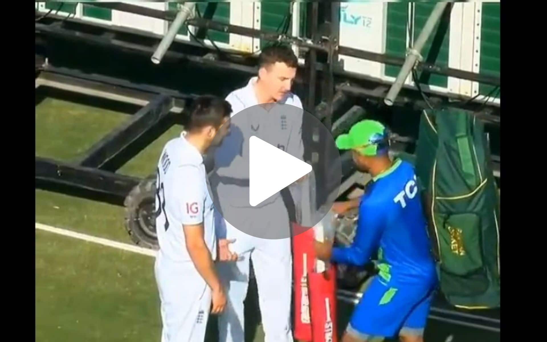[Watch] When Babar Azam Flaunted His Bats In Front Of Harry Brook, Mark Wood