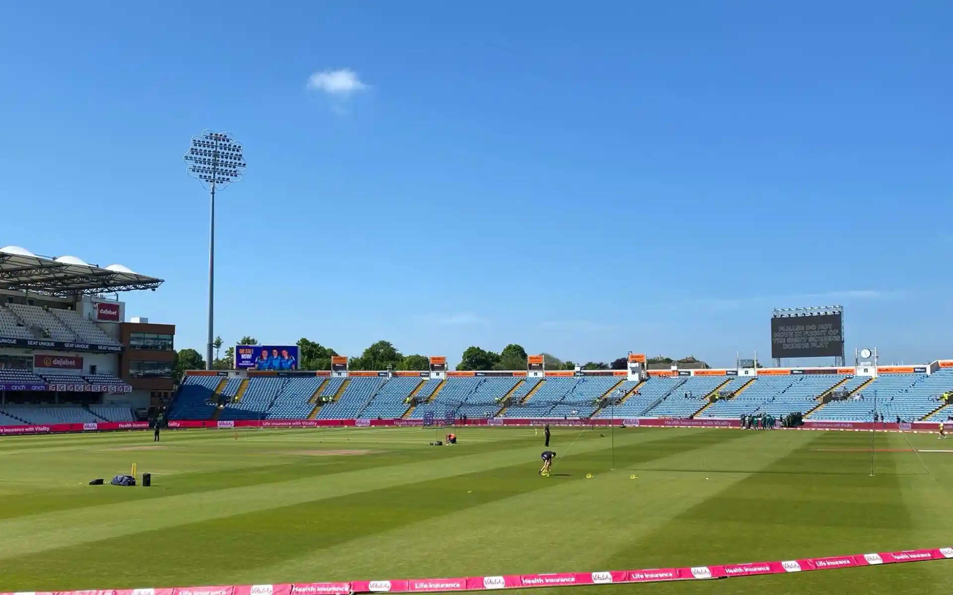 A bird-eye view of Leeds' Headingley Stadium (X.com)