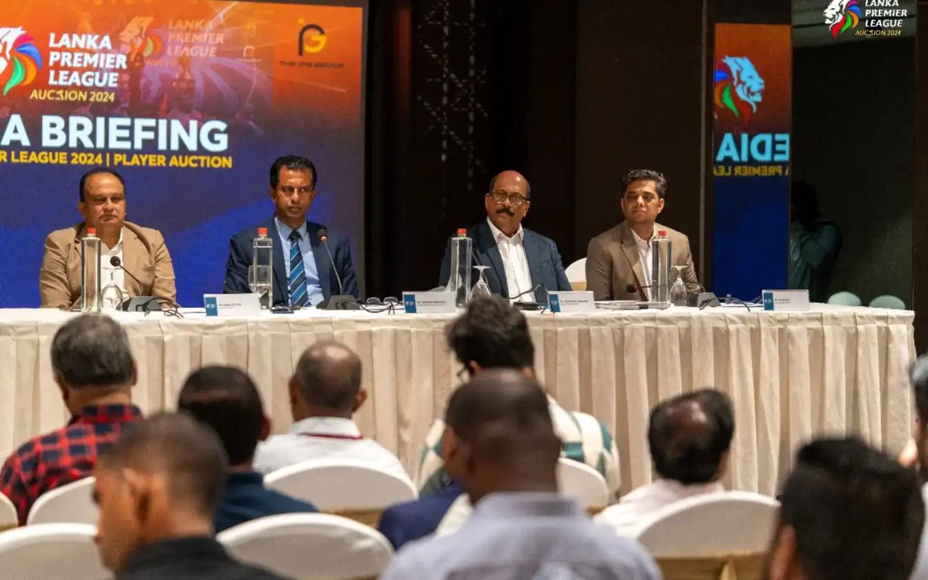 Lanka Premier League (LPL) authorities during auctions (X.com)